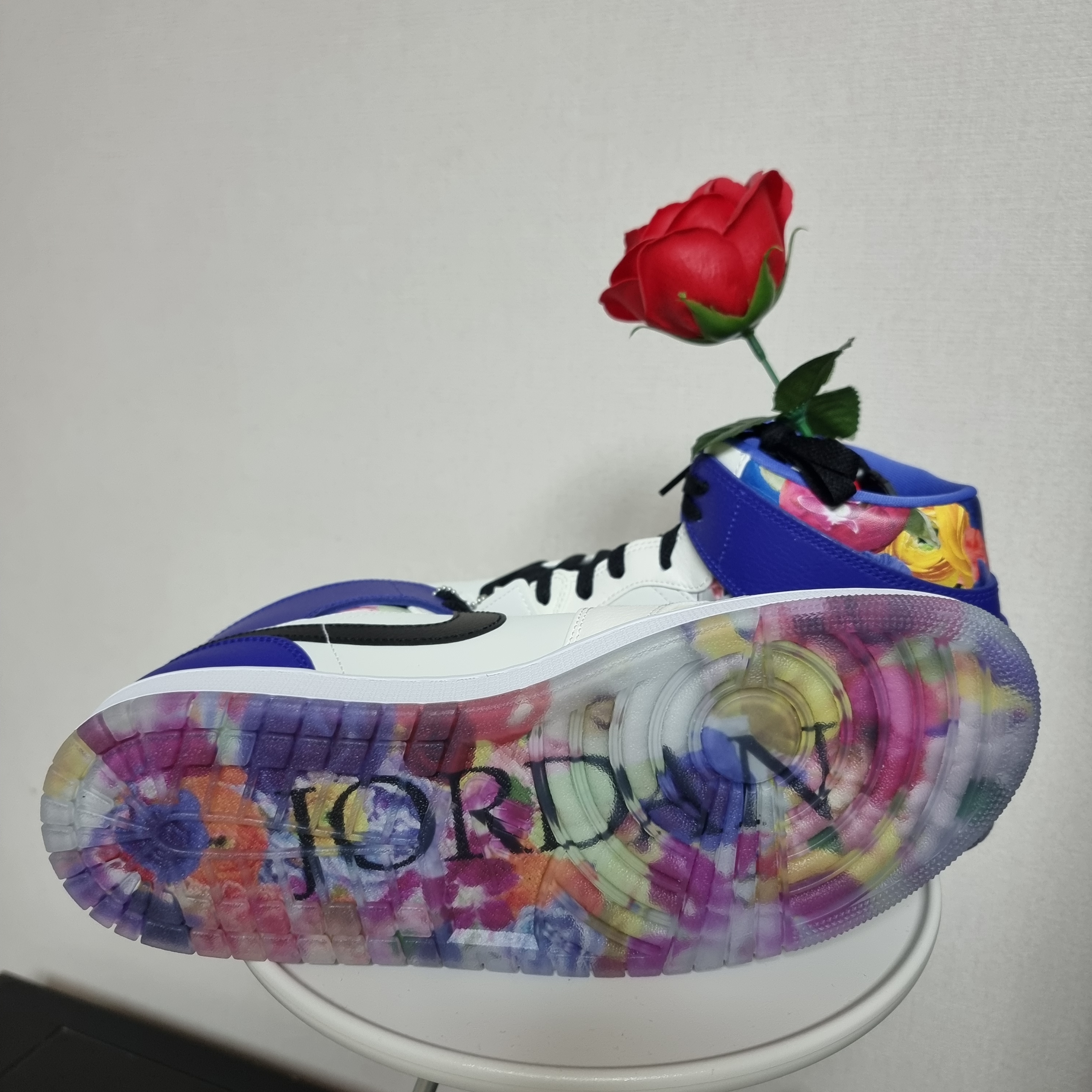 Jordan 1 Mid SE Floral 착용 스타일 - 2