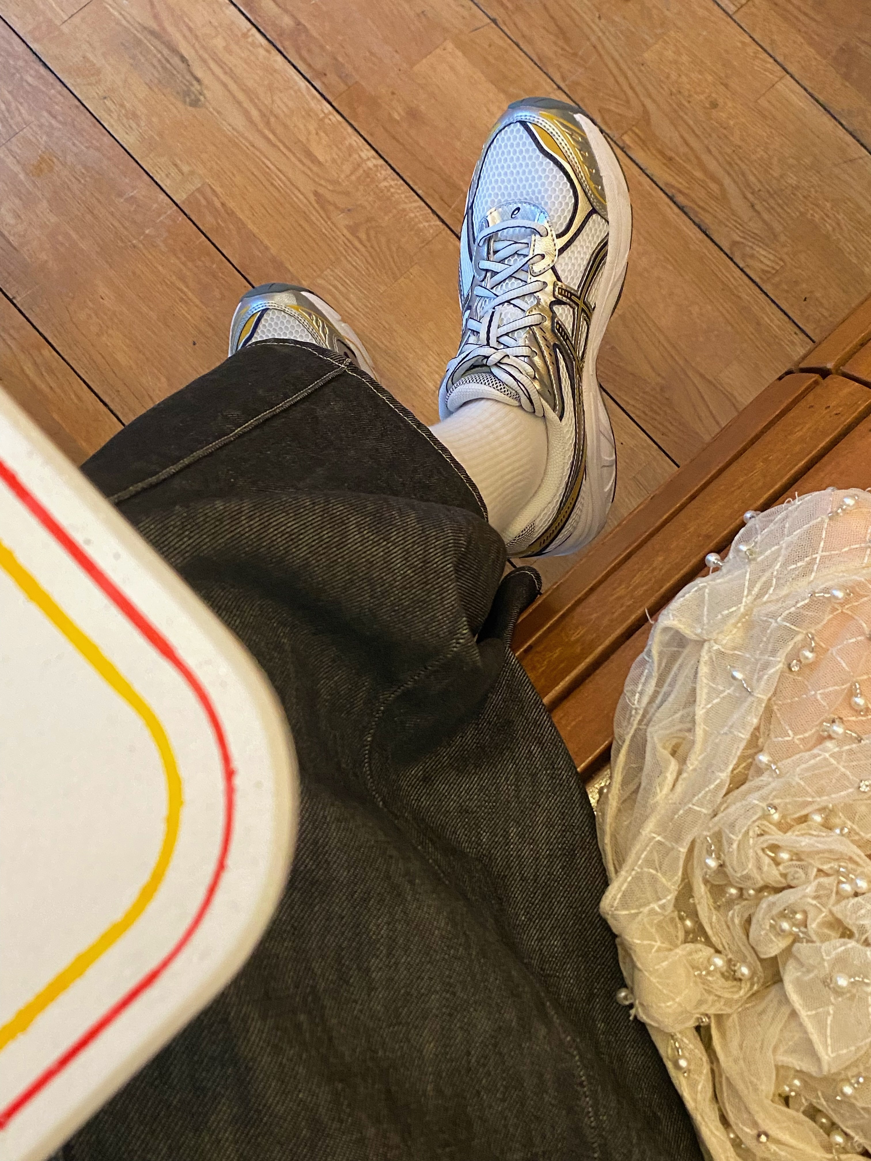 Asics GT-2160 White Pure Silver 착용 스타일 - 3