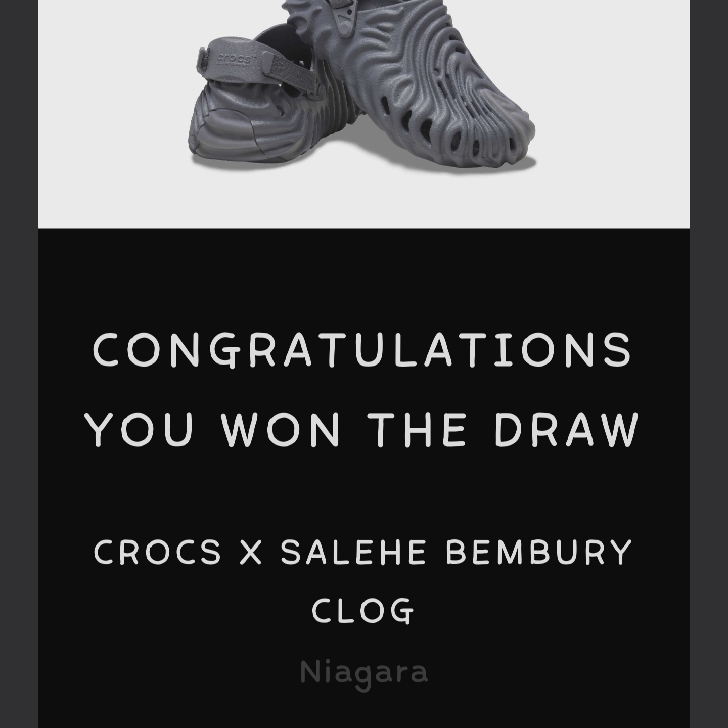 Crocs x Salehe Bembury Pollex Clog Niagara 착용 스타일 - 2