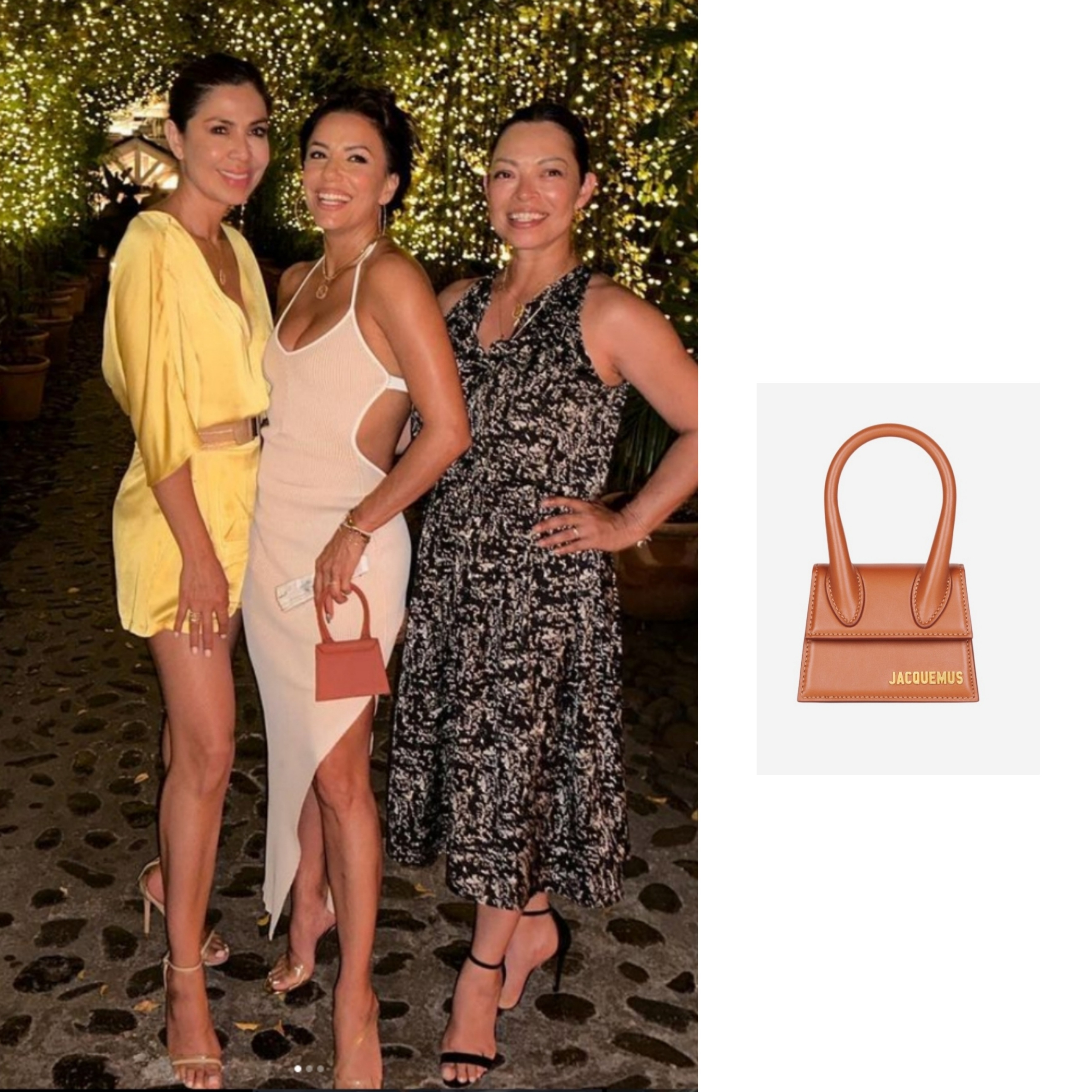 Jacquemus Le Chiquito Signature Mini Handbag Light Brown 착용 스타일