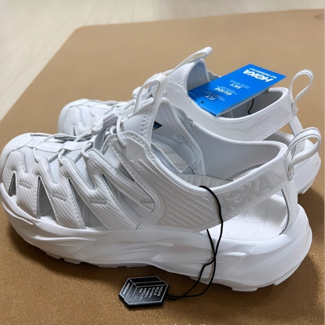 Hoka Hopara White 착용 스타일 - 1