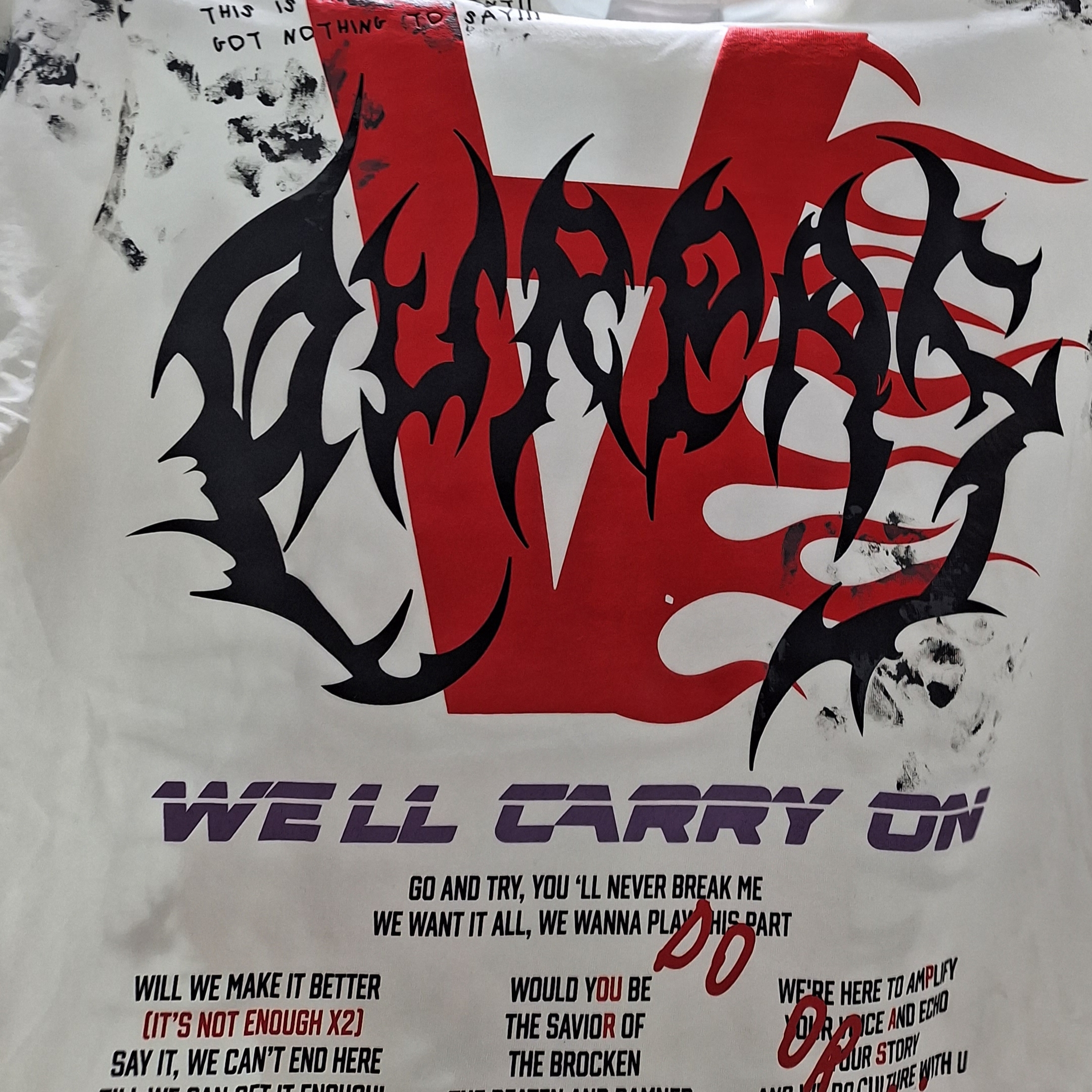 [KREAM 단독] Ourpas 063 'Dreamer' T-Shirt Dirty White 착용 스타일