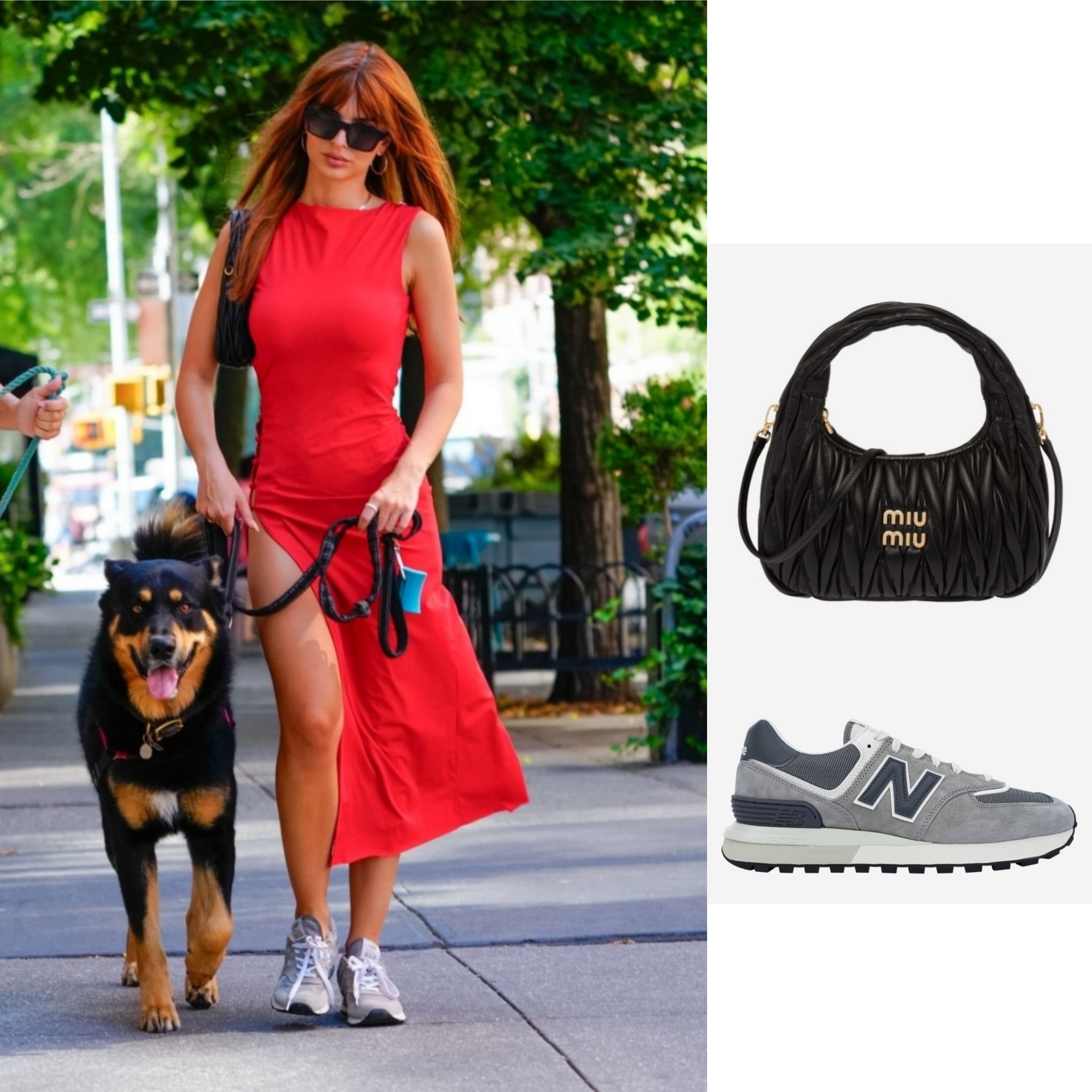 Miu Miu Wander Matelasse Nappa Leather Small Hobo Bag Black, New Balance 574 Legacy Grey 착용 스타일