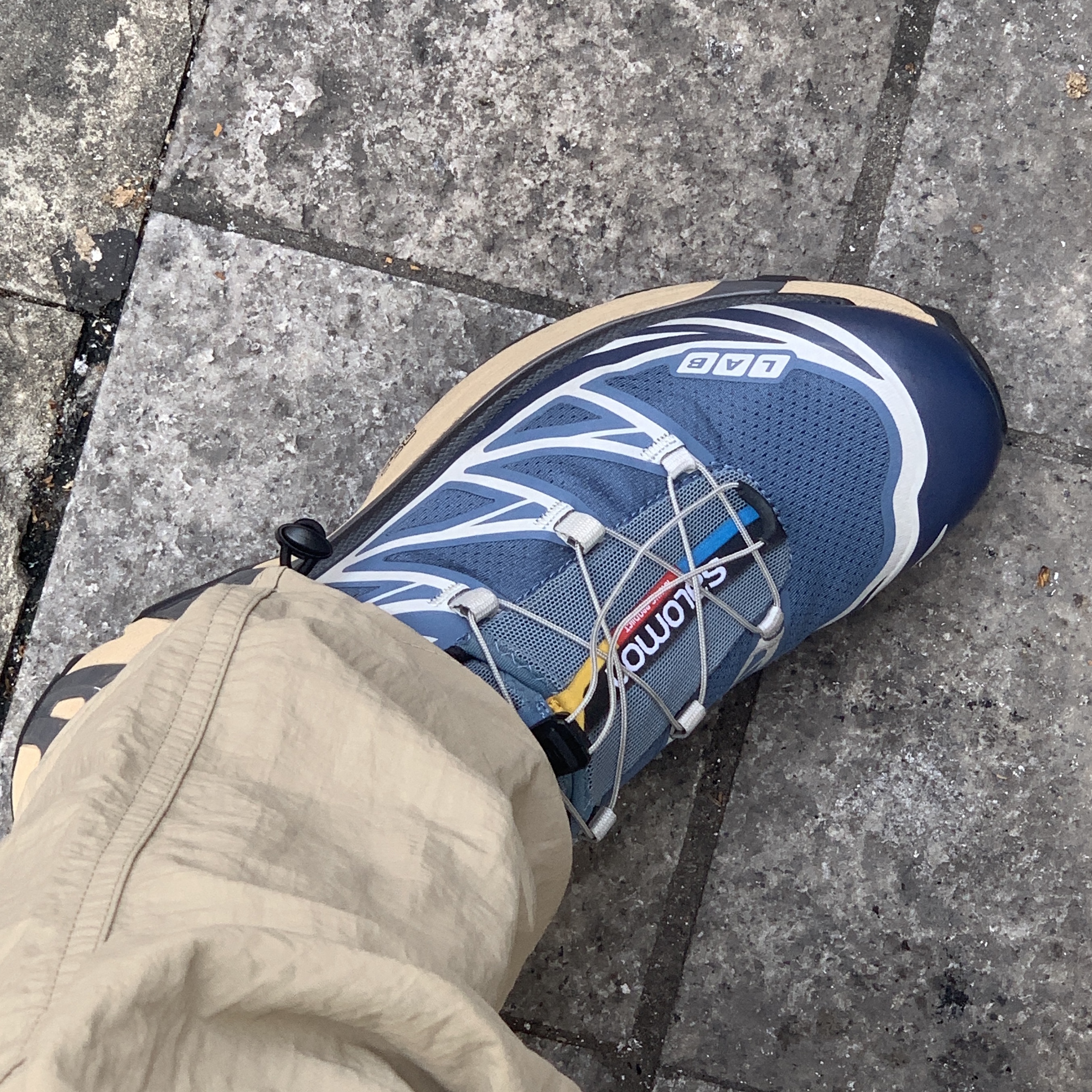Salomon XT-6 ADV Copen Blue 착용 스타일
