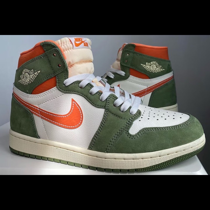 Jordan 1 Retro High Rare Air Max Orange, Jordan 1 Zoom Air CMFT Stadium Green 착용 스타일 - 3