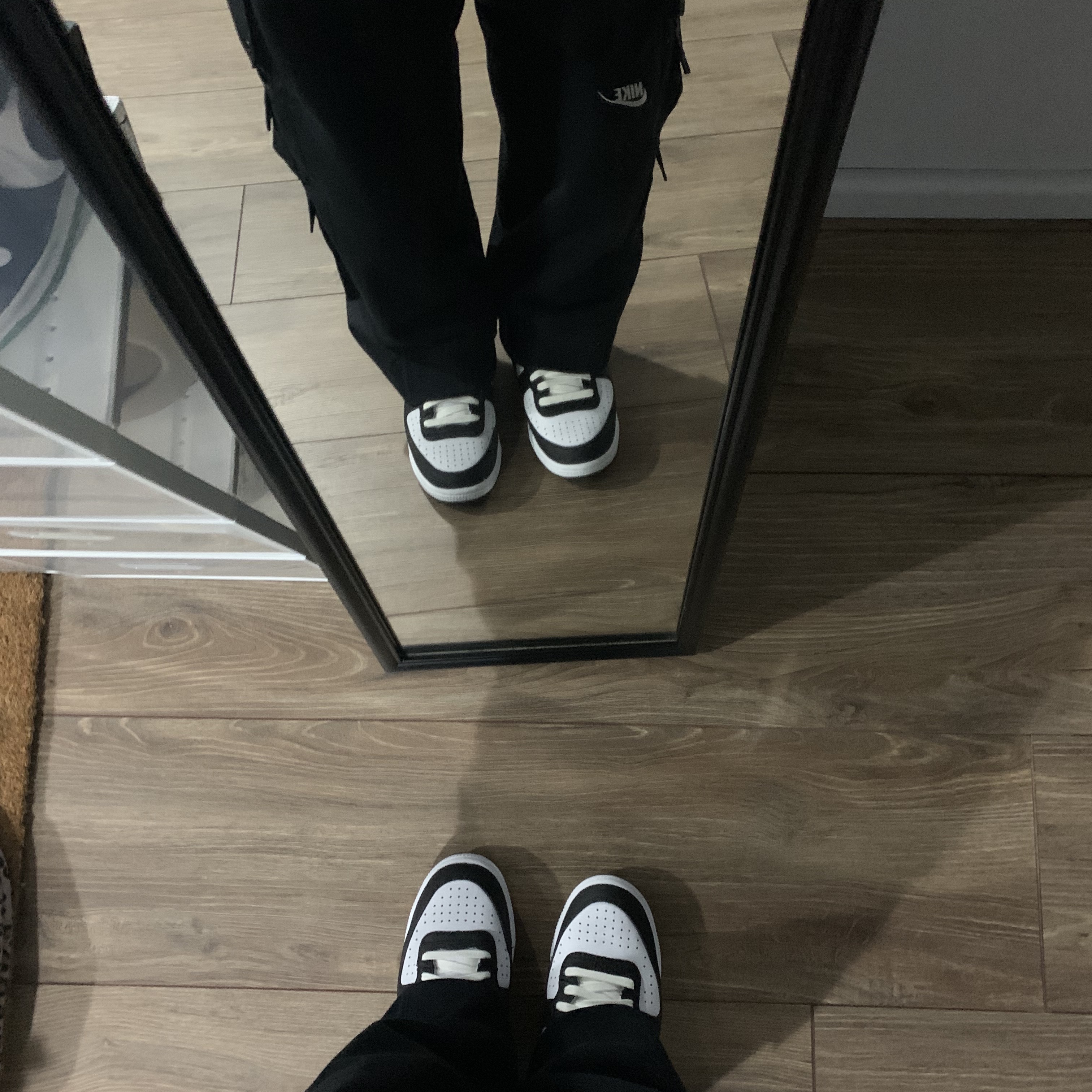 Nike x Comme des Garcons Homme Plus Terminator High Black 착용 스타일 - 2