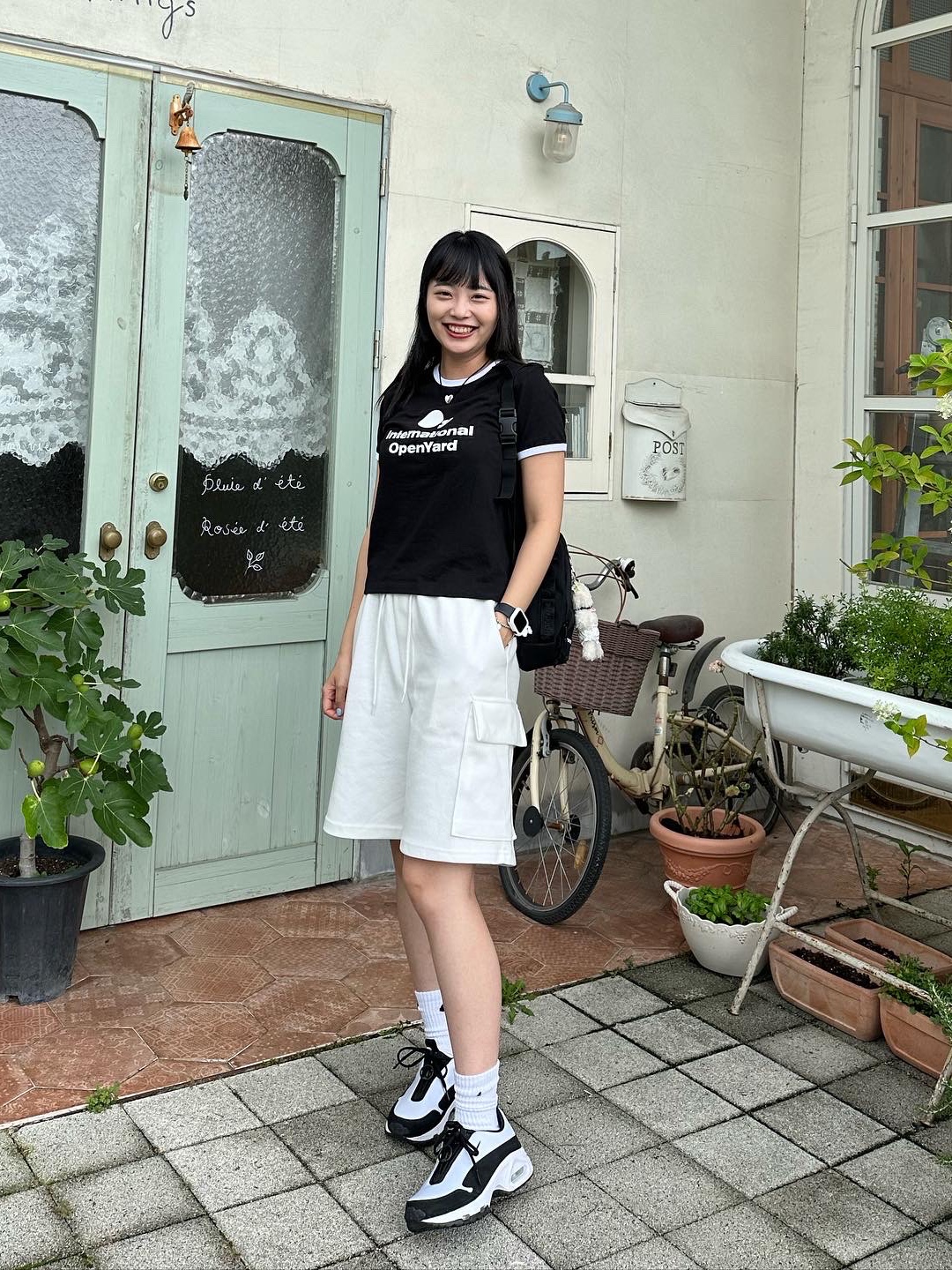 Annika Inez S Heart Necklace Silver, Nike x Comme des Garcons Homme Plus Air Max Sunder SP White Black 착용 스타일 - 1
