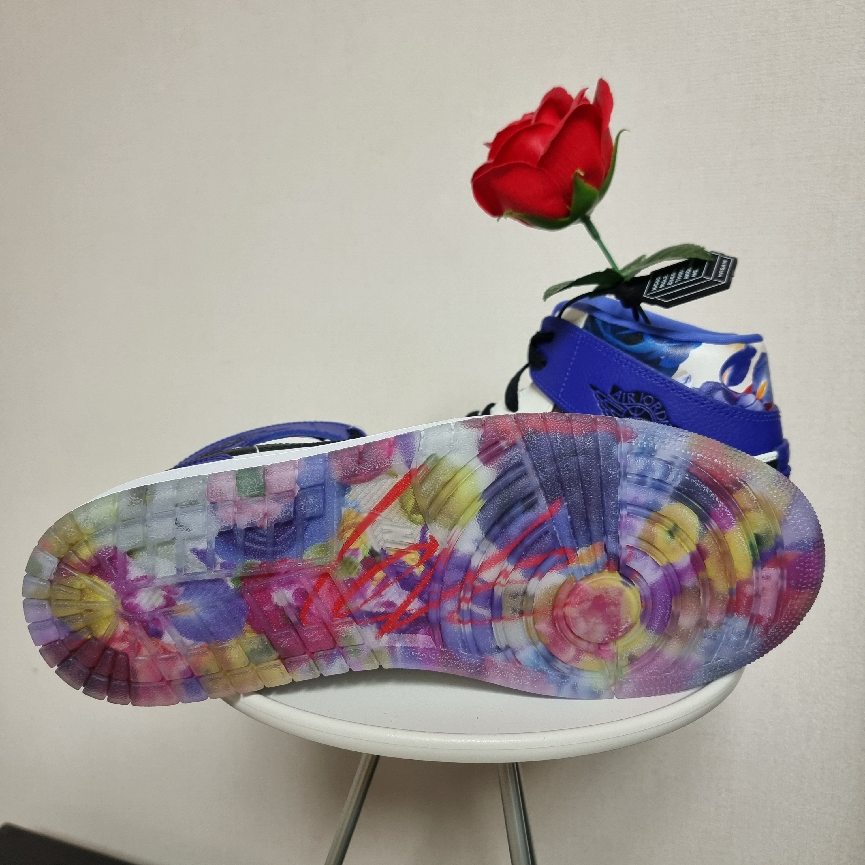 Jordan 1 Mid SE Floral 착용 스타일 - 3