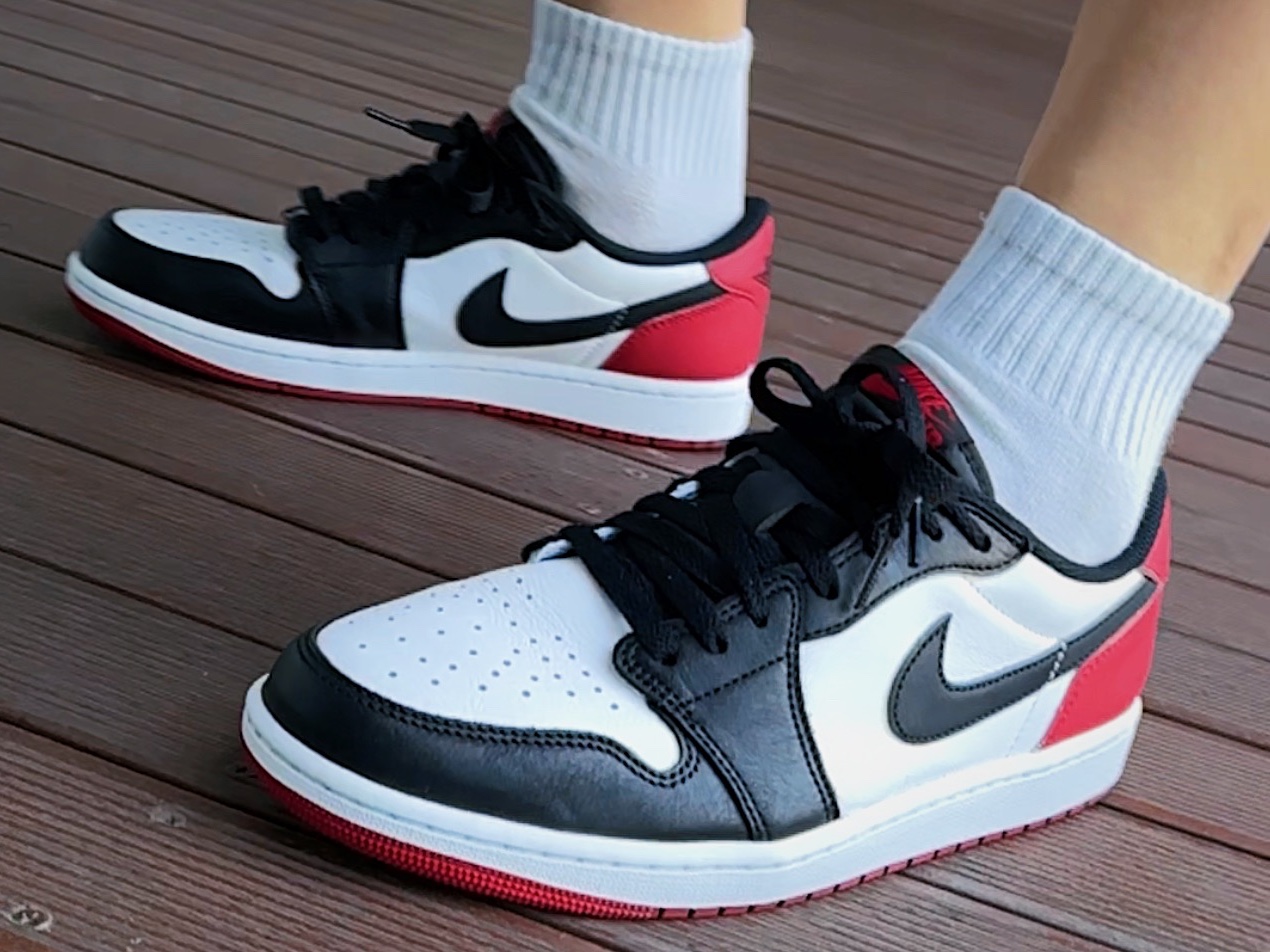 Jordan 1 Retro Low OG Black Toe 착용 스타일