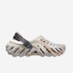 Crocs Echo Marbled Clog Bone Multi 착용 스타일