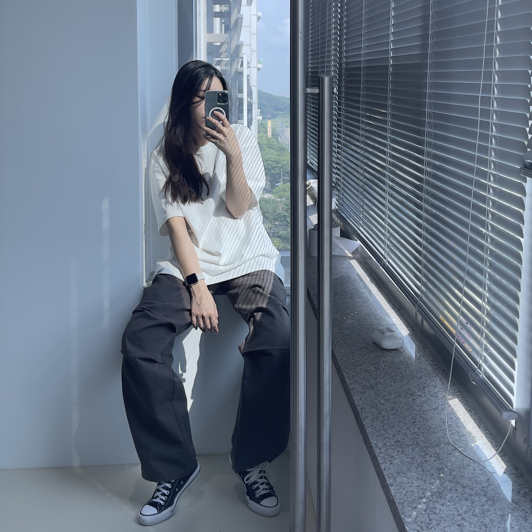 Converse Chuck 70 Ox Black - Standard 착용 스타일 - 2
