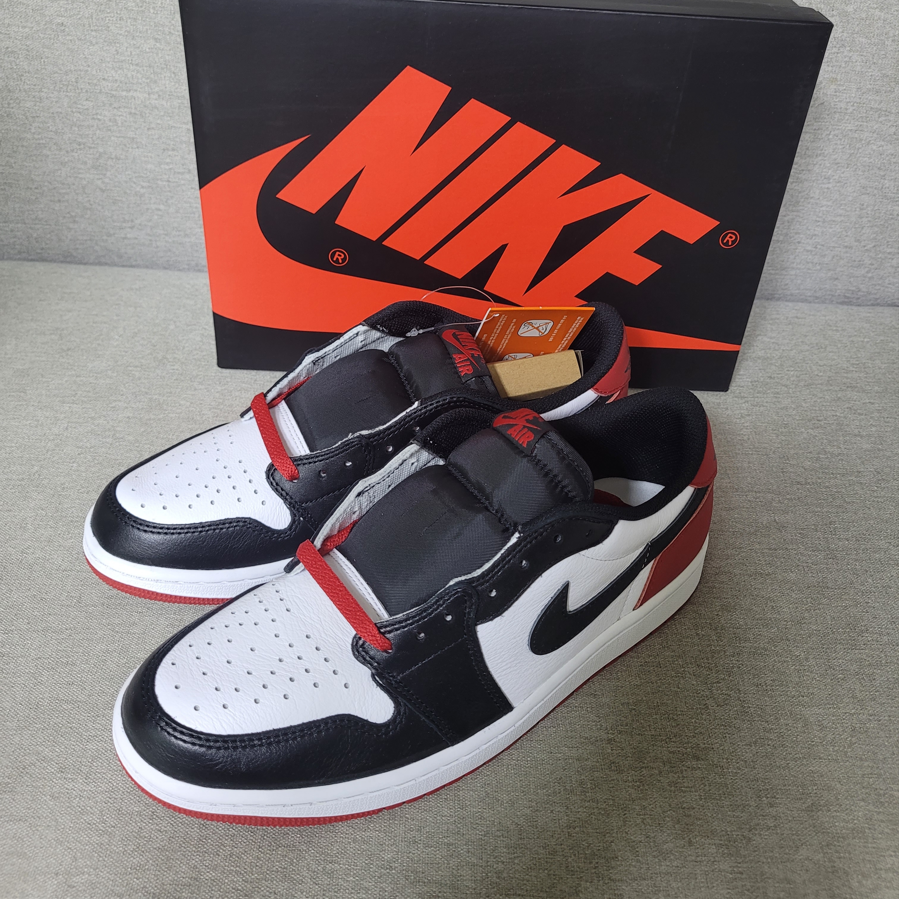 Jordan 1 Retro Low OG Black Toe 착용 스타일