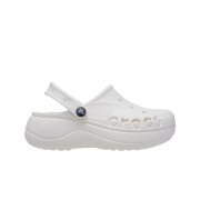 (W) Crocs Baya Platform Clog White