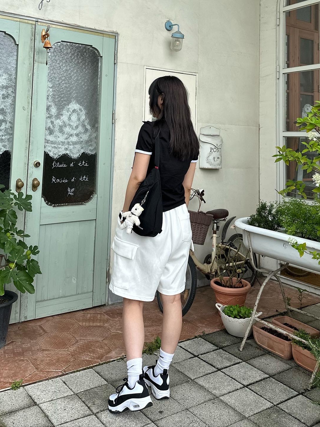 Annika Inez S Heart Necklace Silver, Nike x Comme des Garcons Homme Plus Air Max Sunder SP White Black 착용 스타일 - 2