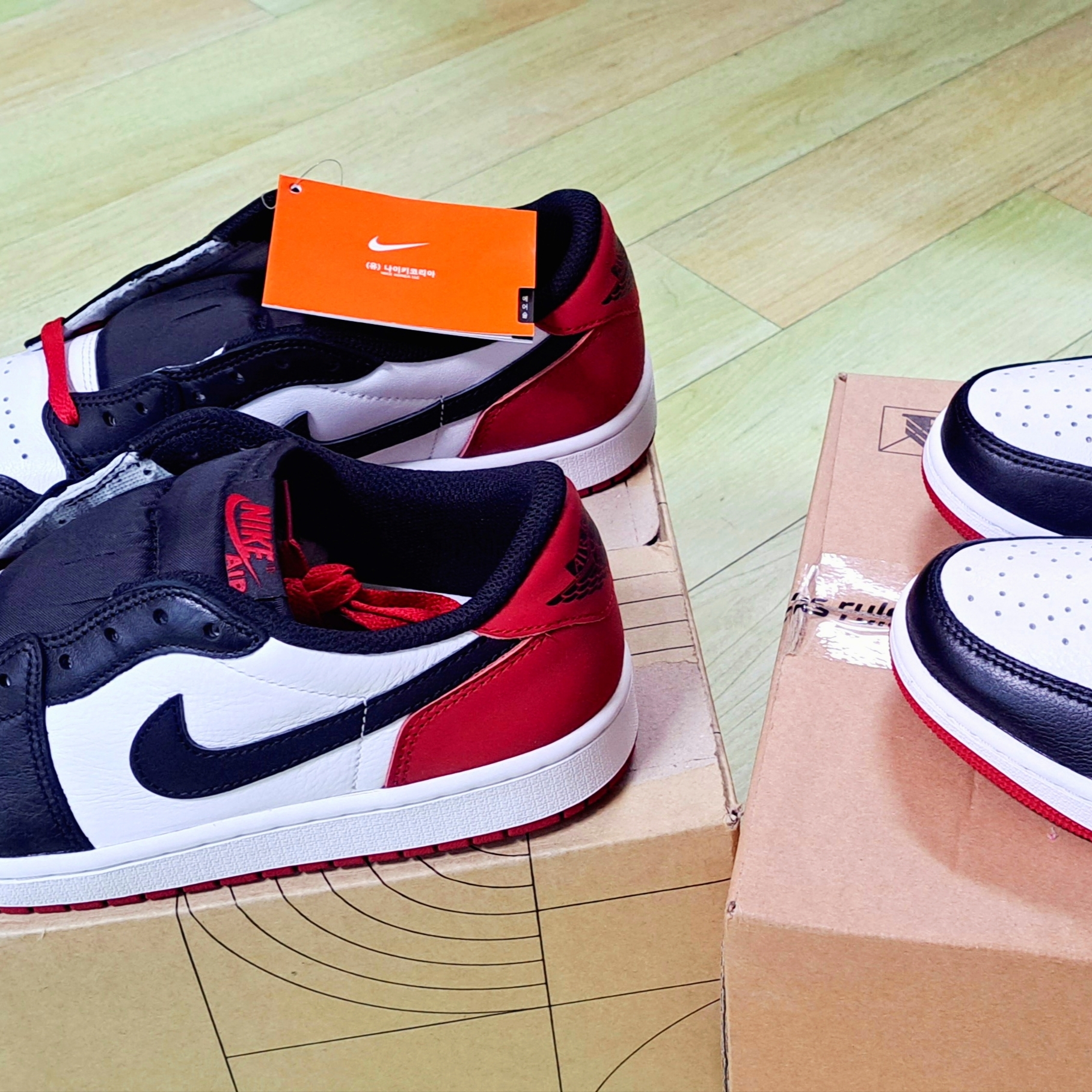 Jordan 1 Retro Low OG Black Toe 착용 스타일