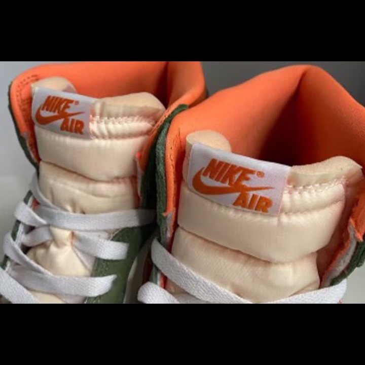 Jordan 1 Retro High Rare Air Max Orange, Jordan 1 Zoom Air CMFT Stadium Green 착용 스타일 - 5