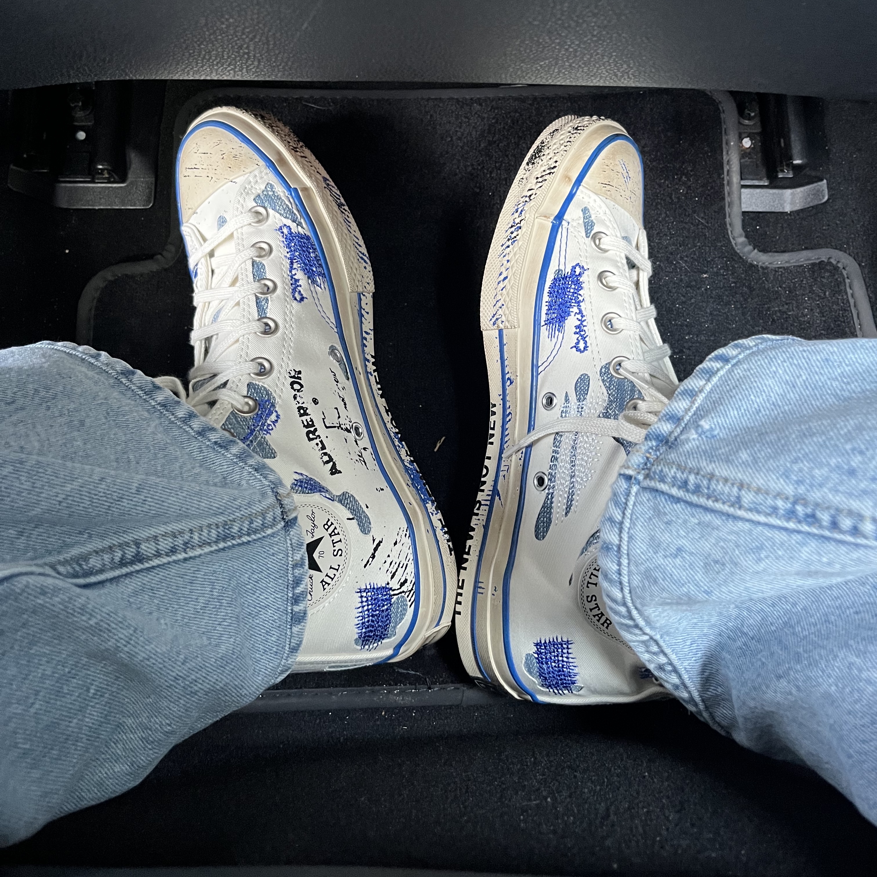 Converse x Ader Error Chuck 70 High White 착용 스타일