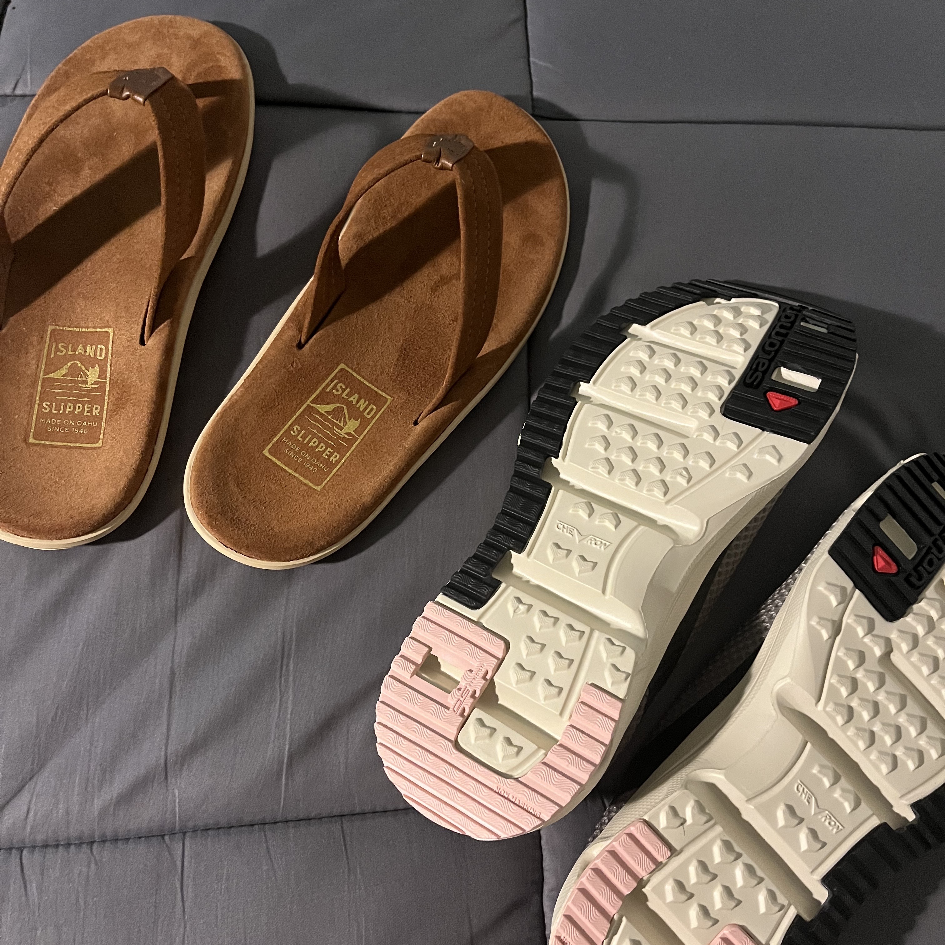 Salomon RX Moc 3.0 Pewter Desert 착용 스타일 - 2
