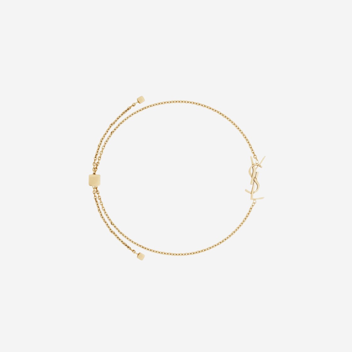 Saint Laurent Cassandre Charm Bracelet in 18K Yellow Gold 상세 이미지 1