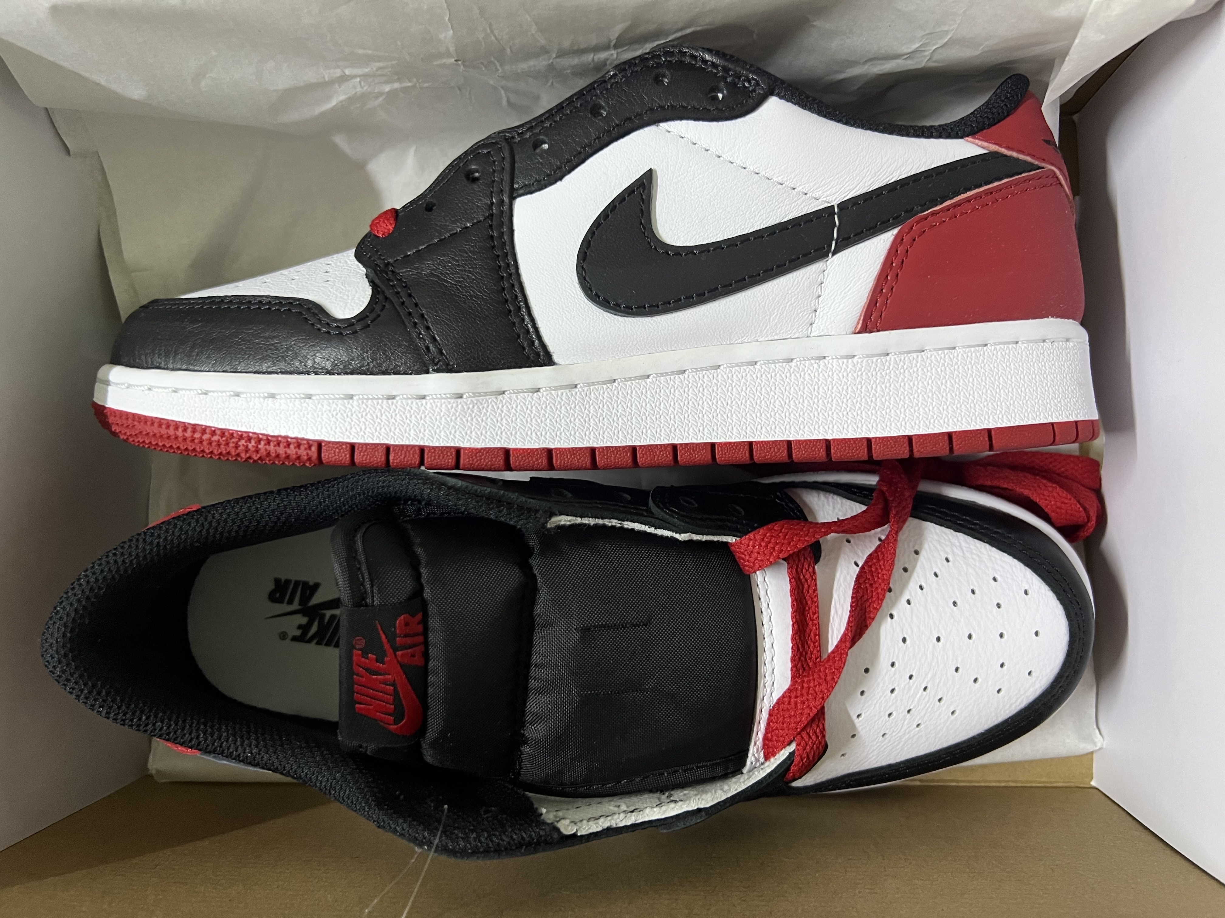 Jordan 1 Retro Low OG Black Toe 착용 스타일