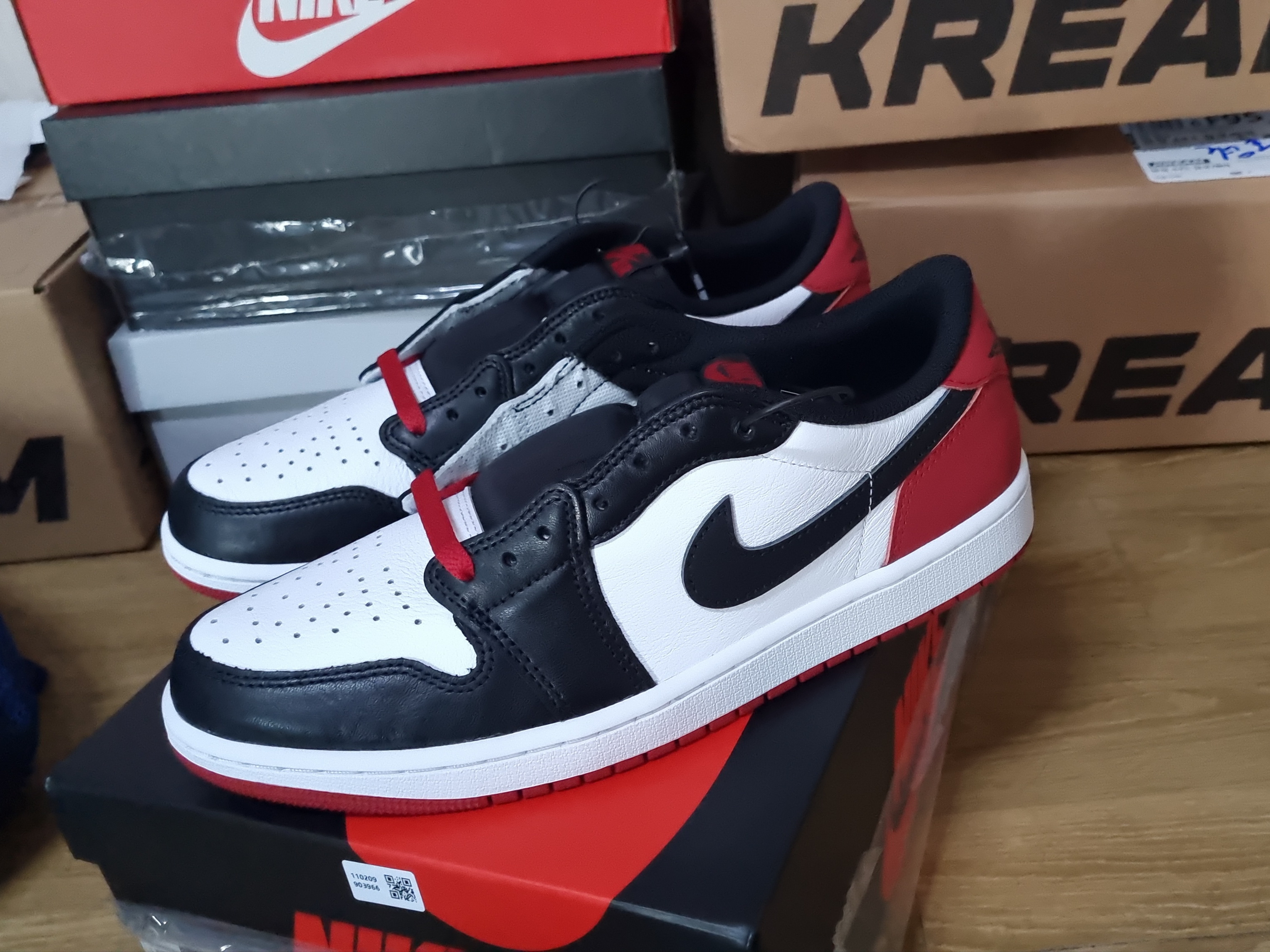 Jordan 1 Retro Low OG Black Toe 착용 스타일