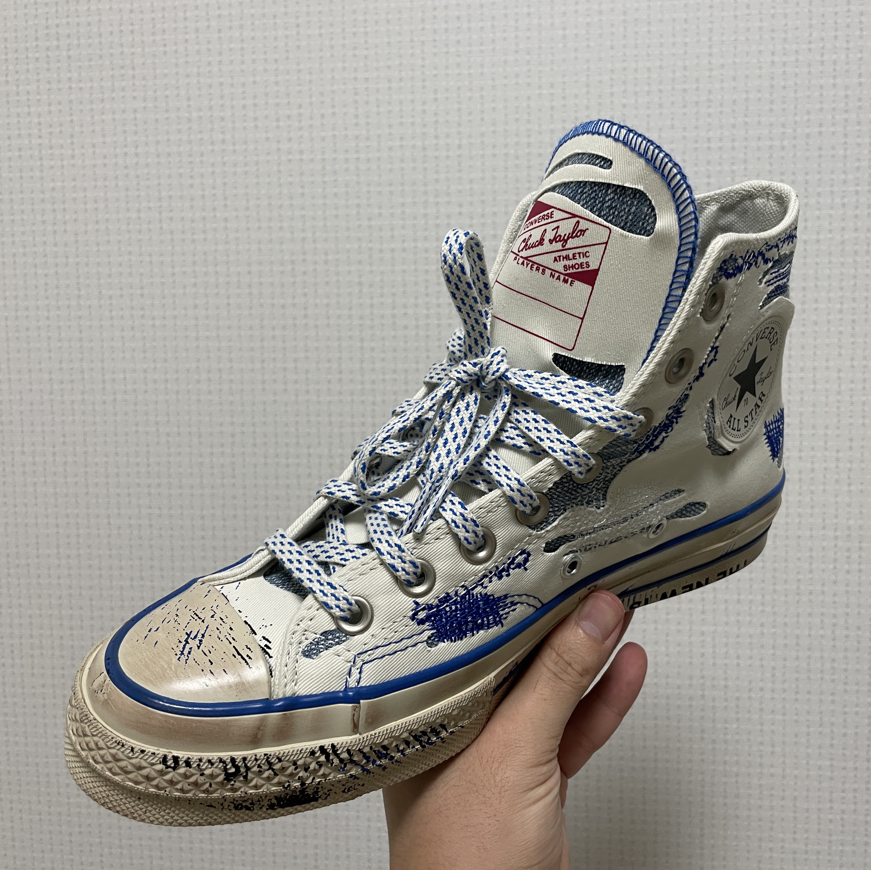 Converse x Ader Error Chuck 70 High White 착용 스타일 - 4