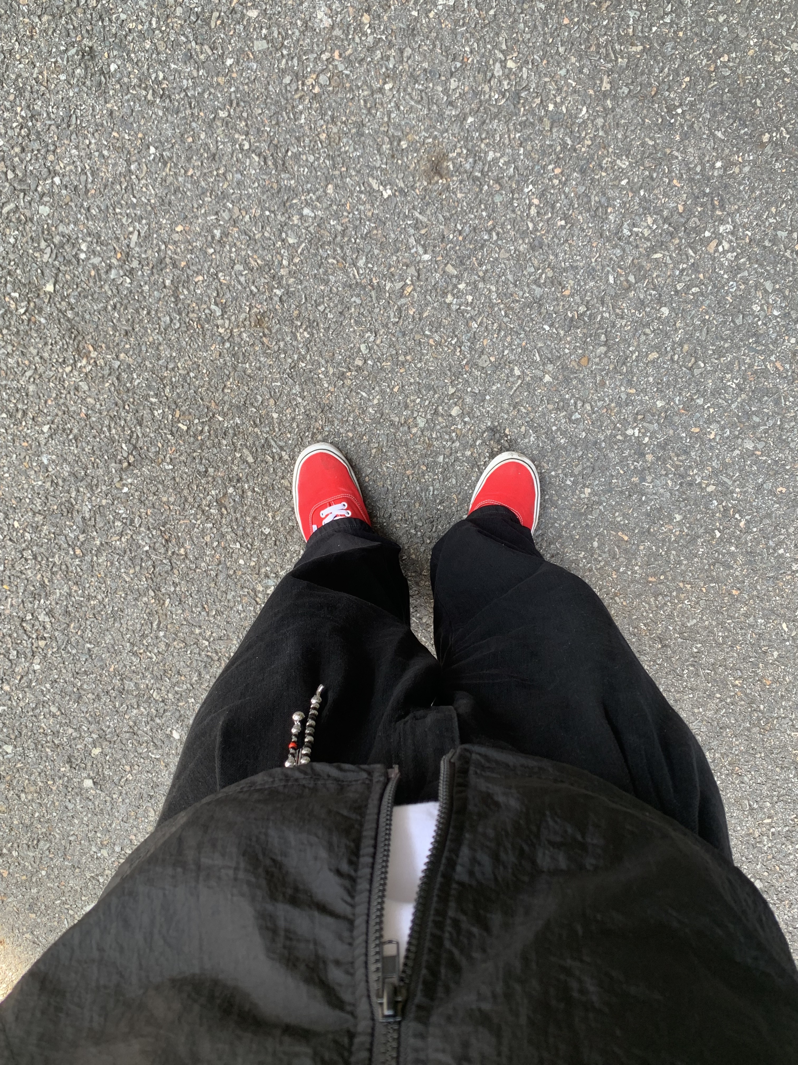 Vans Authentic Red 착용 스타일 - 5