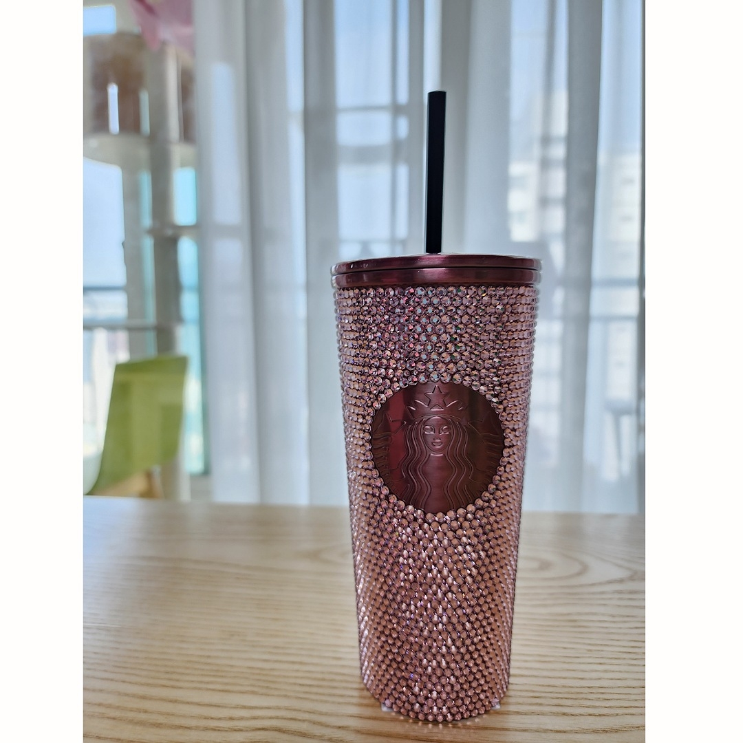 Starbucks x Blackpink SS Linestone Cold Cup 473ml 착용 스타일
