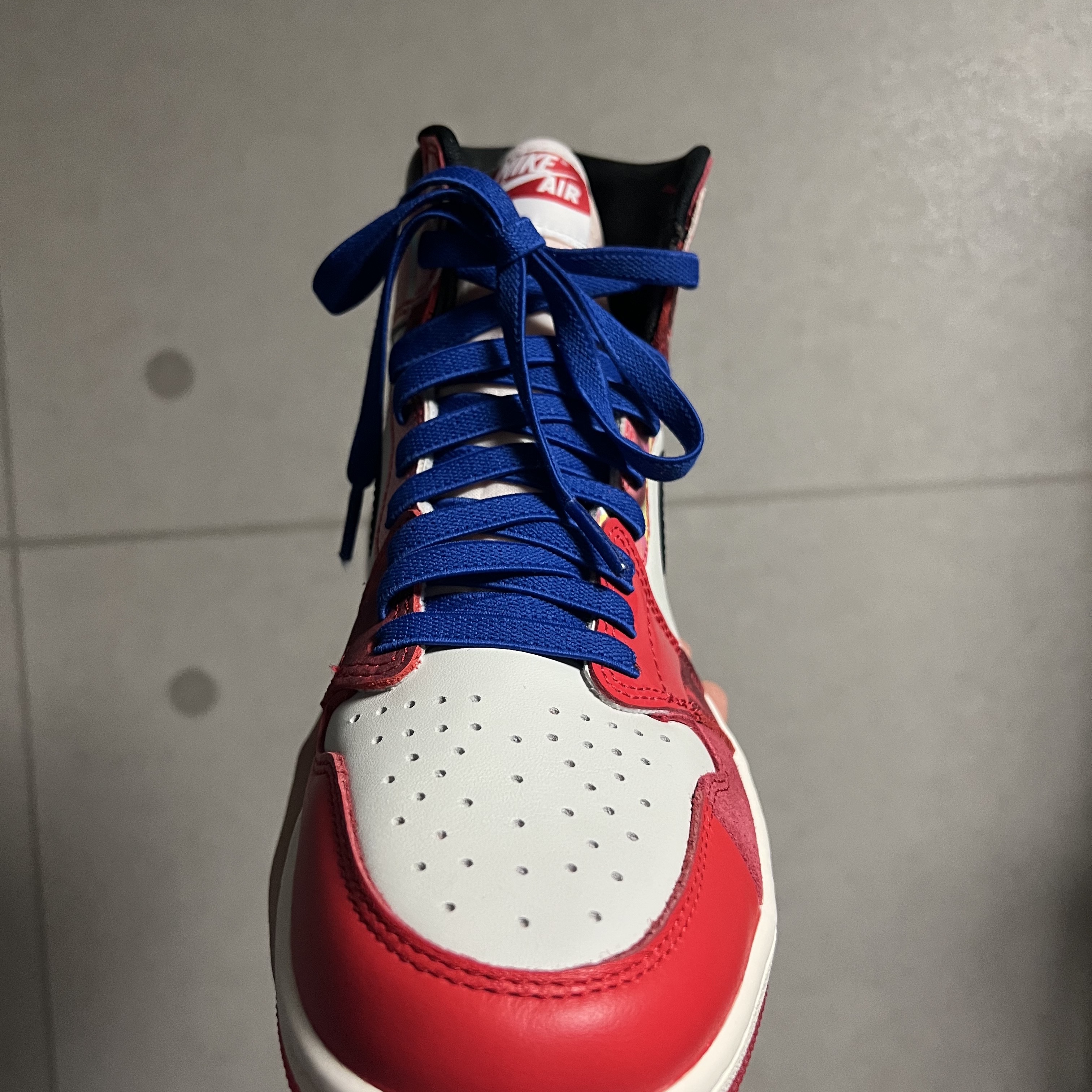 Jordan 1 Retro High Spider-Man Next Chapter 착용 스타일 - 4