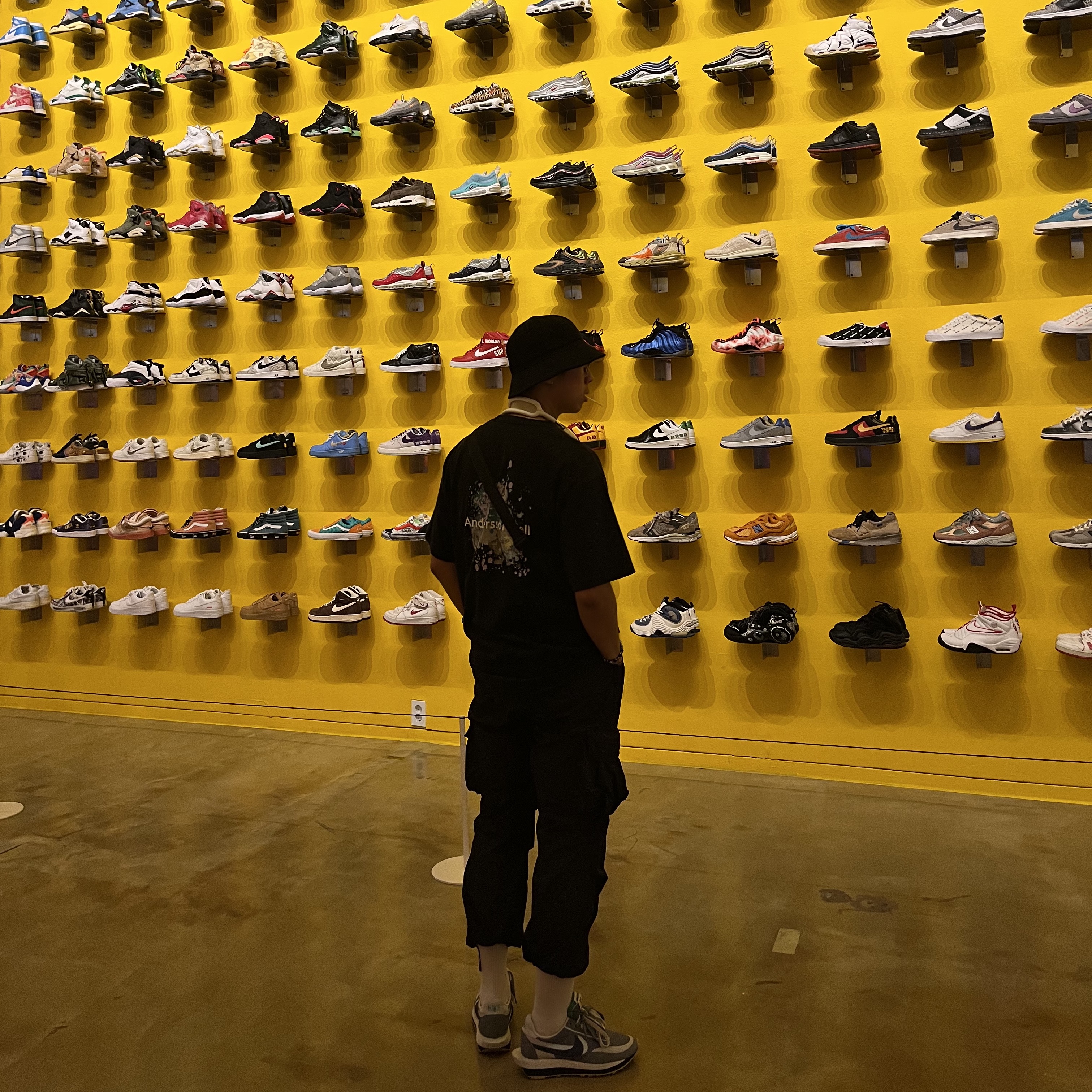 Nike x Sacai x Clot LDWaffle Cool Grey 착용 스타일 - 3