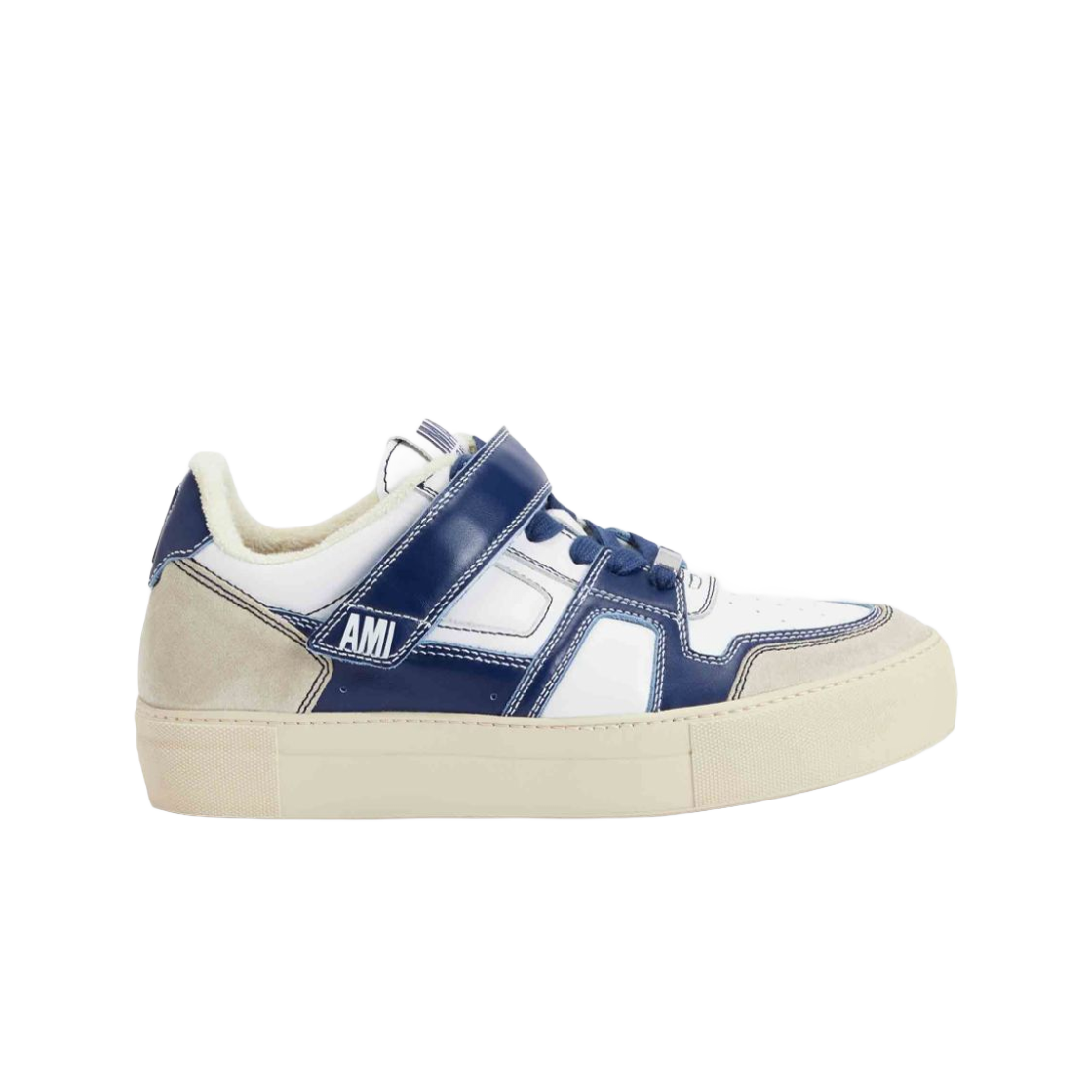 USN005-853-493 AMI Low Top Ami Arcade Sneakers Nautic Blue White