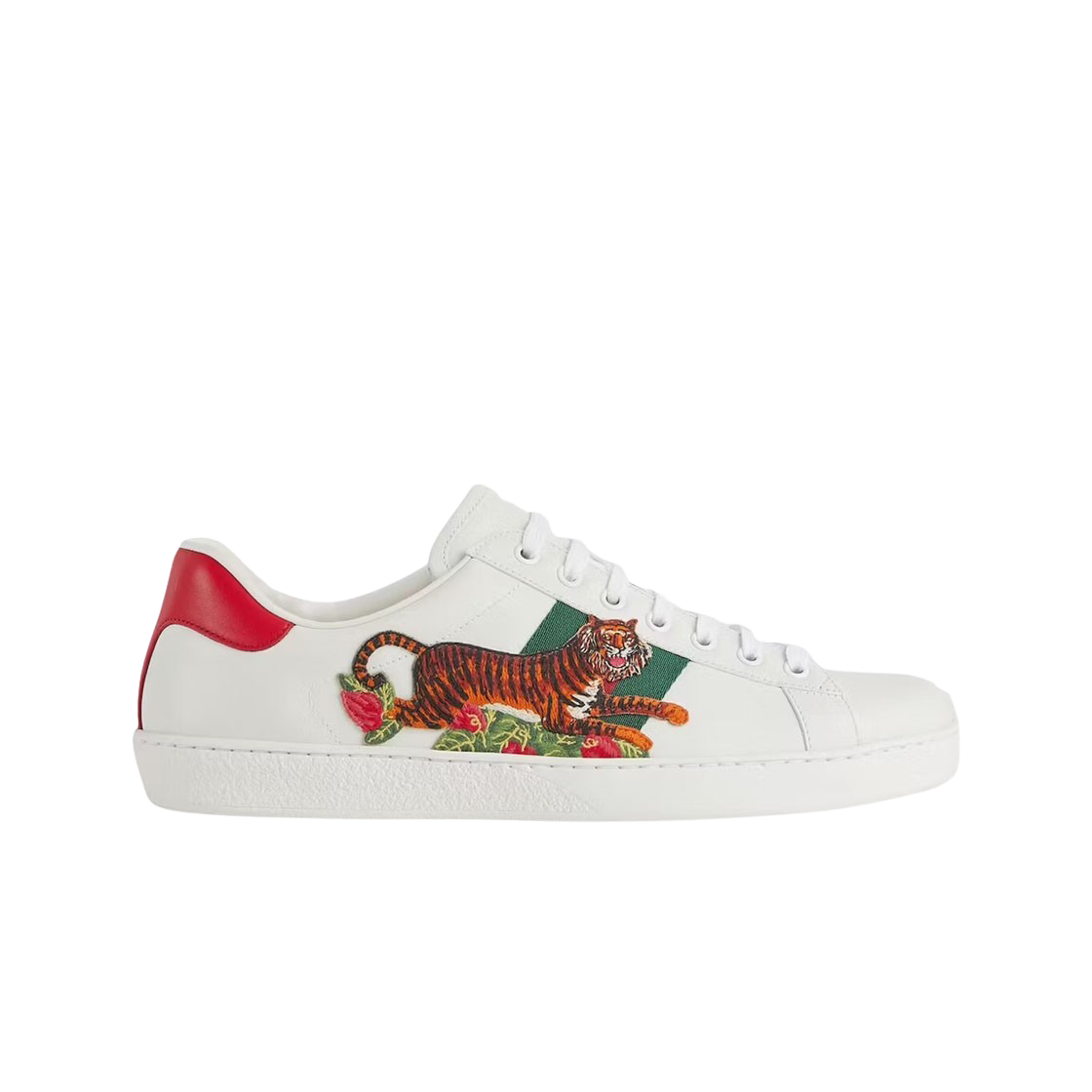 구찌 에이스 타이거 스니커즈 오프 화이트(Gucci Ace Tiger Sneakers Off White) - 1