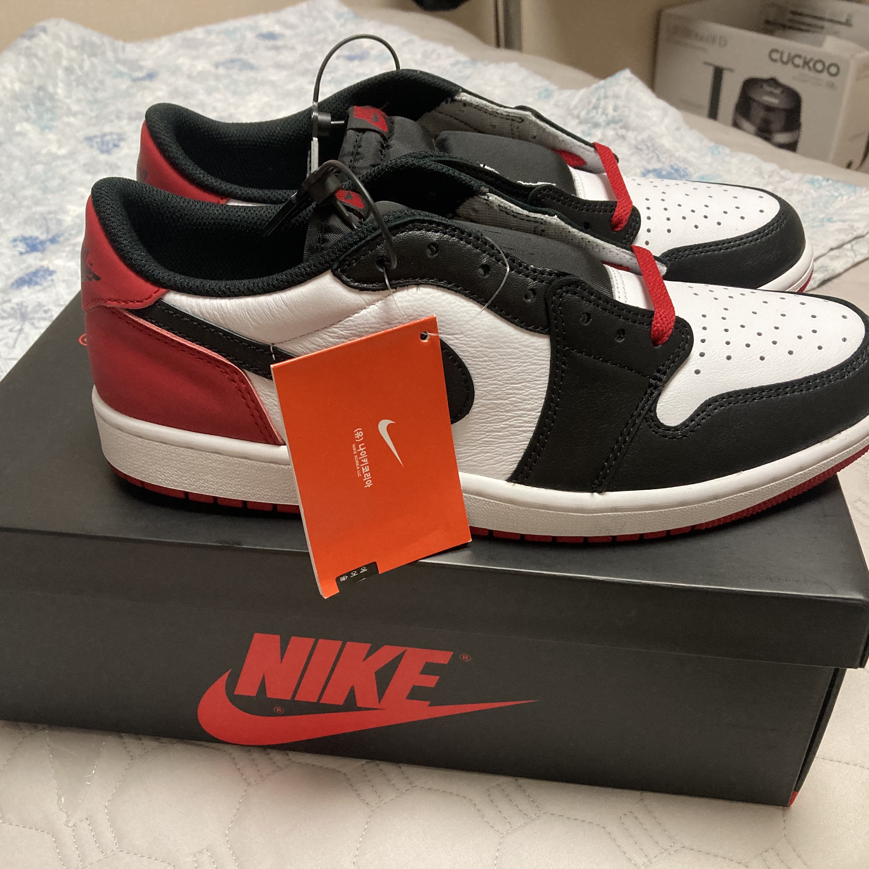 Jordan 1 Retro Low OG Black Toe 착용 스타일