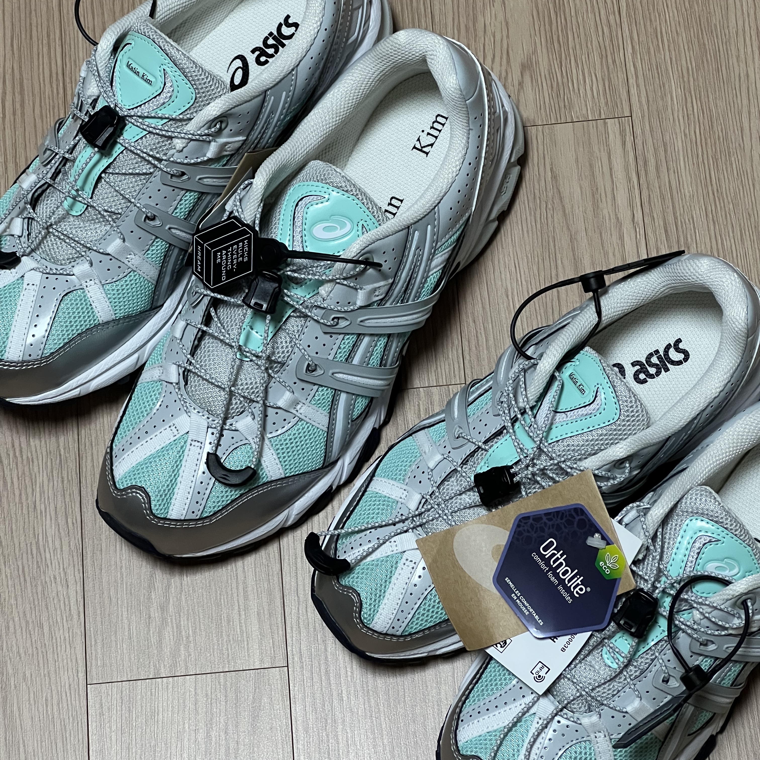 (W) Asics x Matin Kim Gel-Sonoma 15-50 Oasis Green Pure Silver 착용 스타일