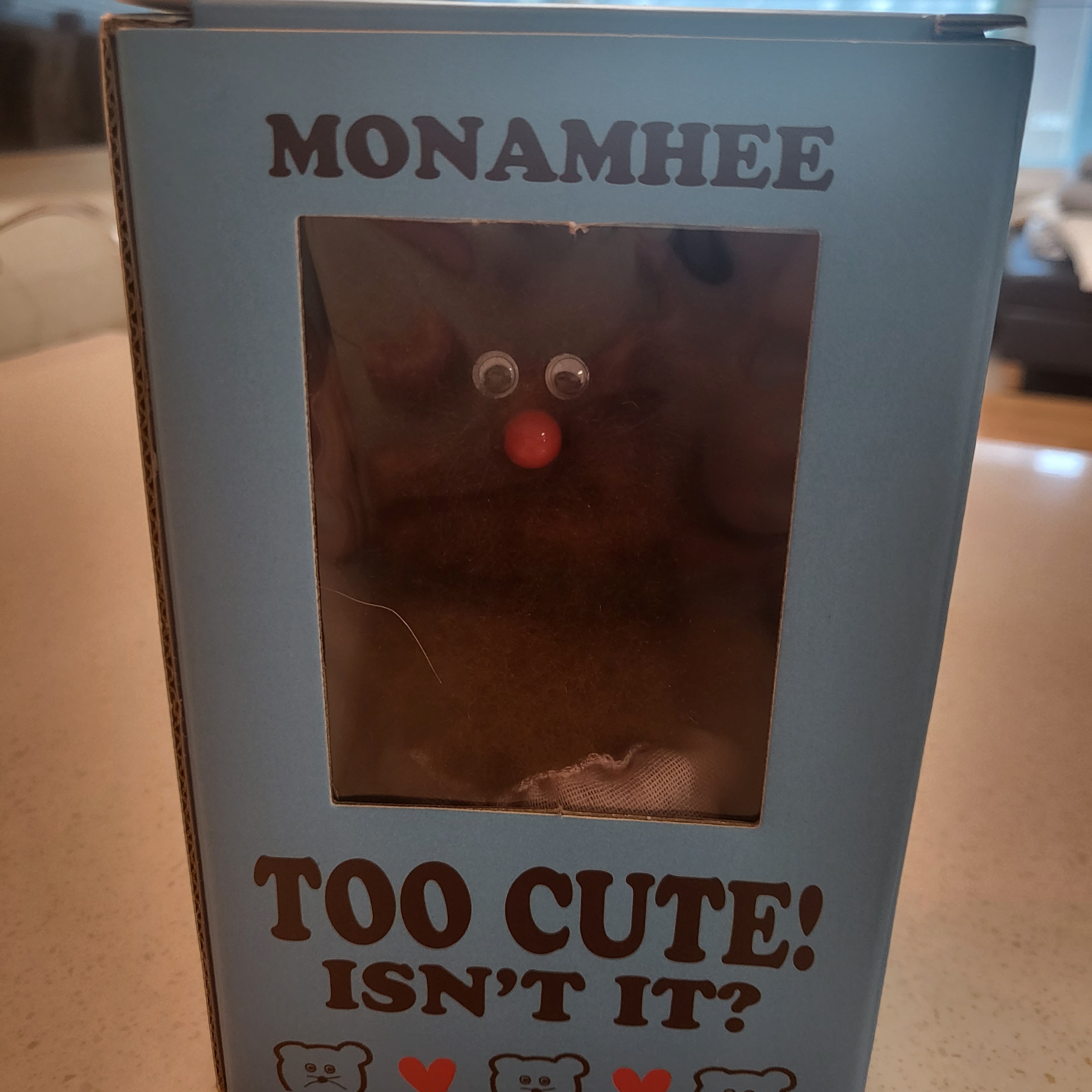Monamhee Bred Keyring with Pink Pants Brown 착용 스타일 - 1