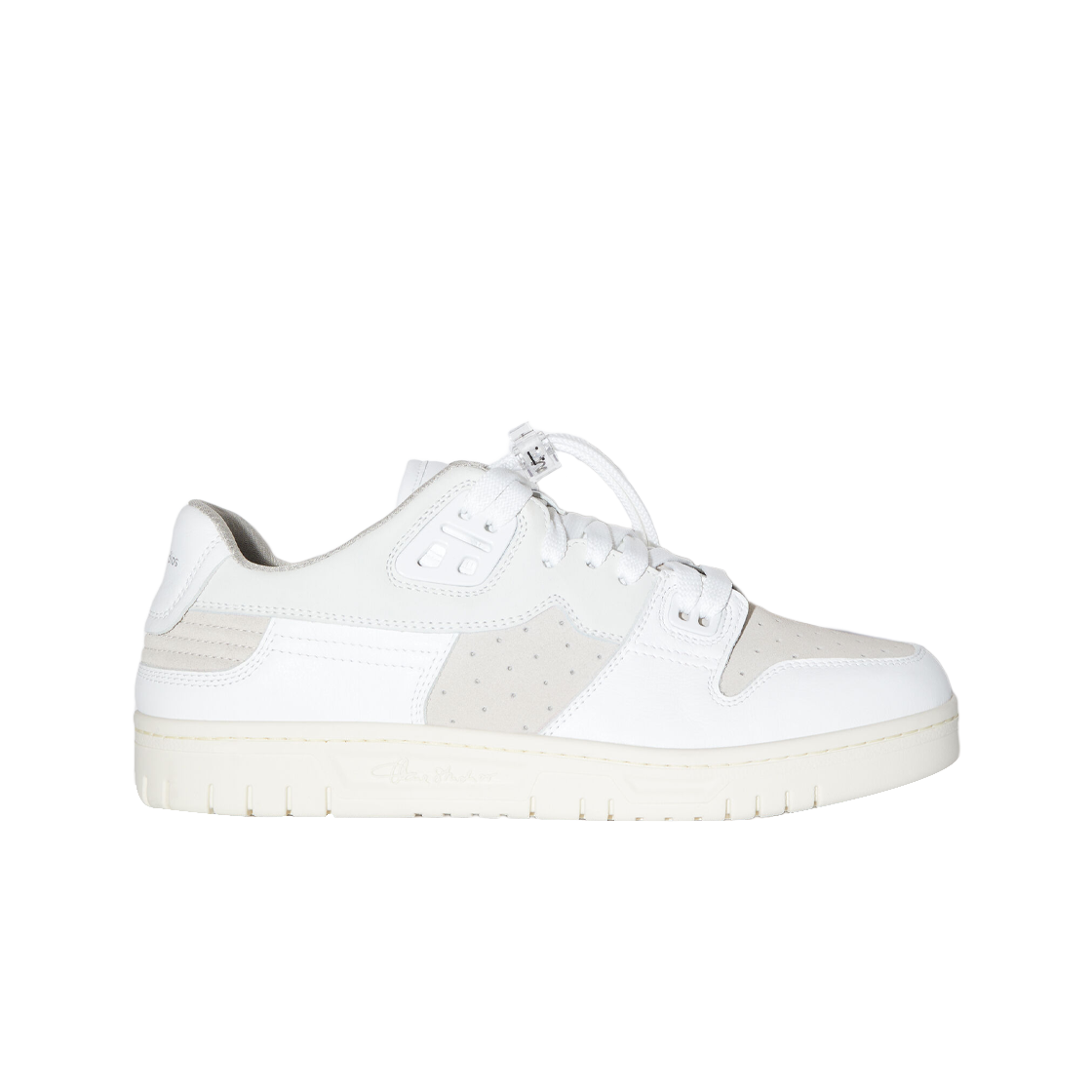 아크네 스튜디오 레더 로우탑 스니커즈 화이트 오프 화이트(Acne Studios Leather Low-Top Sneakers White Off White) - 1