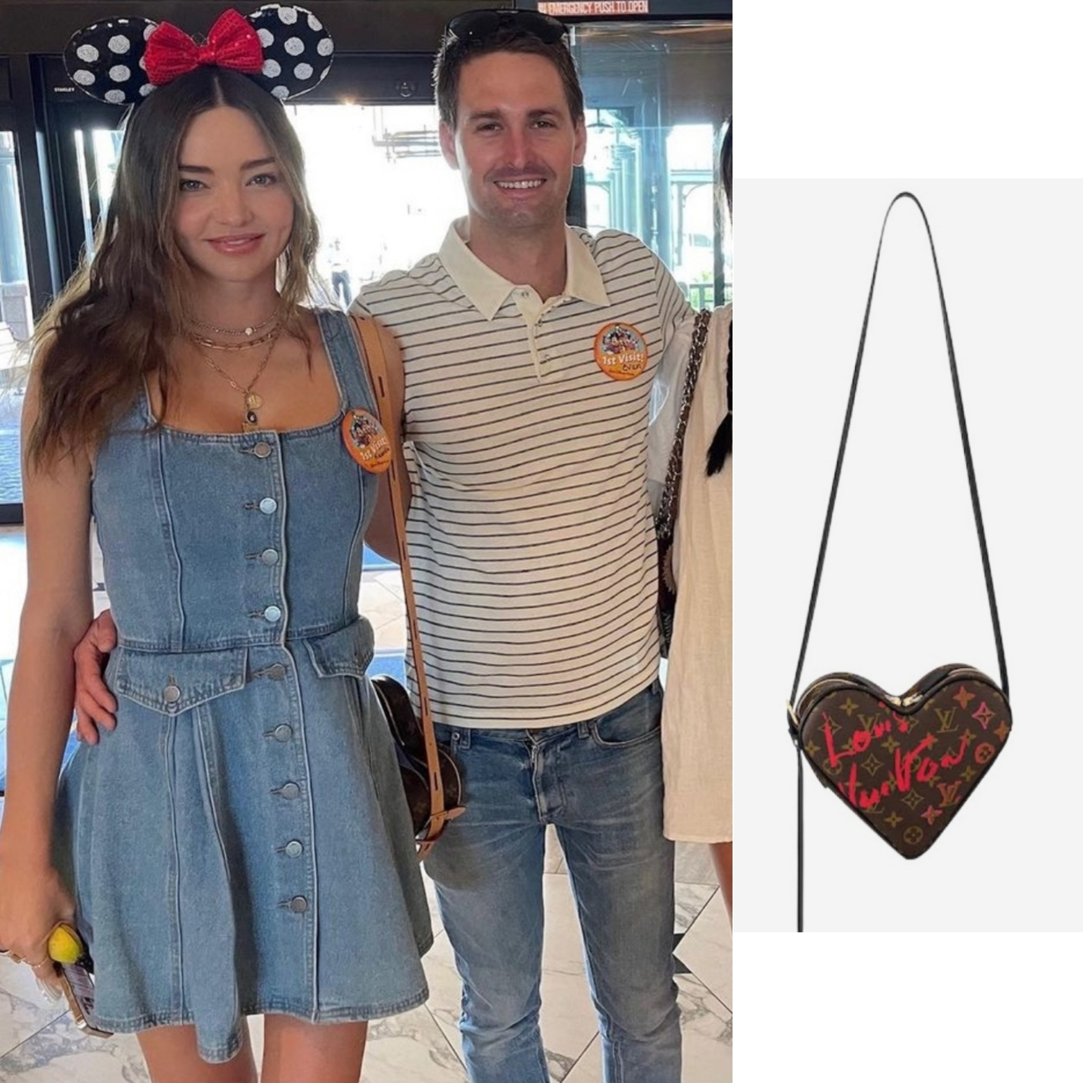Louis Vuitton Sac Coeur Monogram 착용 스타일