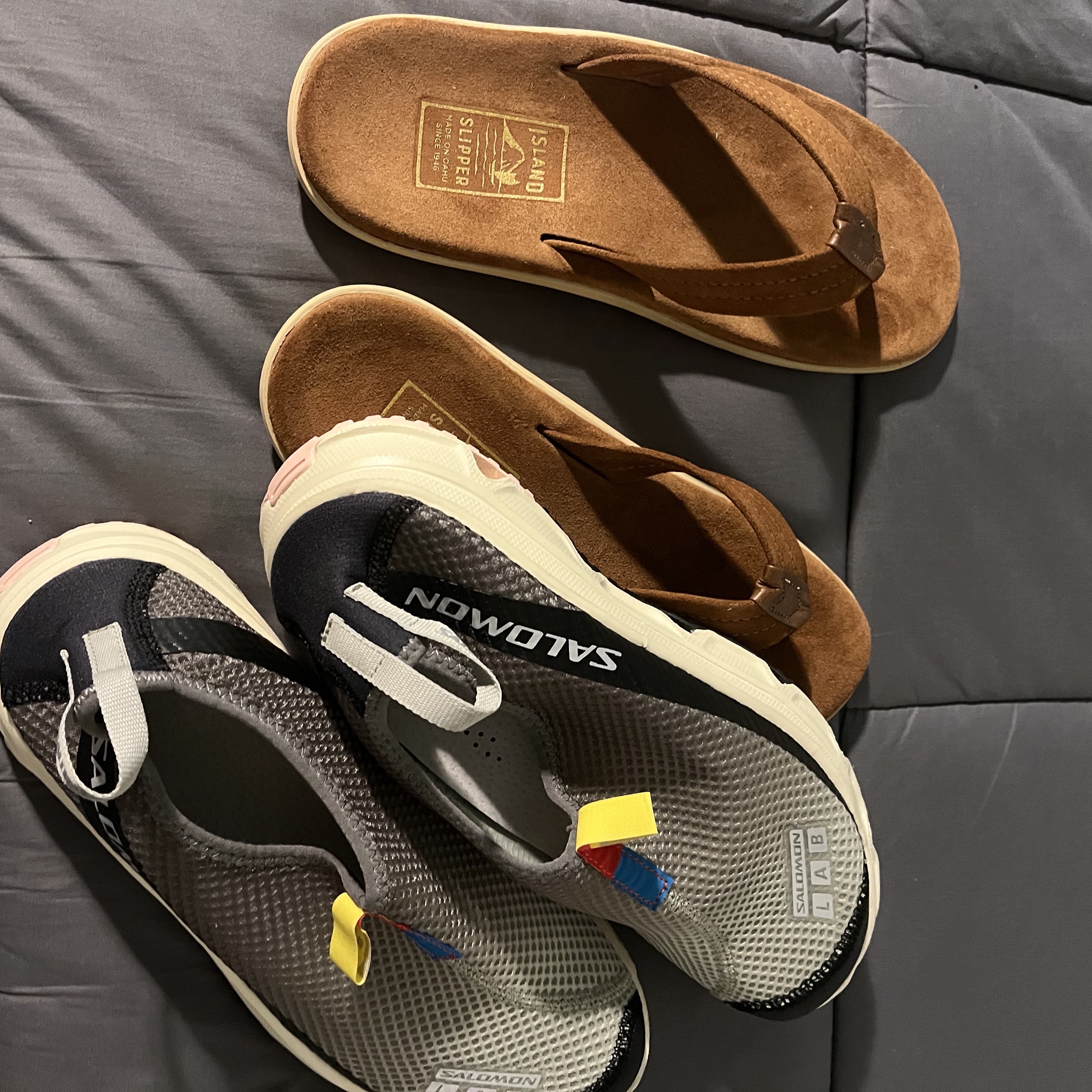 Salomon RX Moc 3.0 Pewter Desert 착용 스타일 - 3
