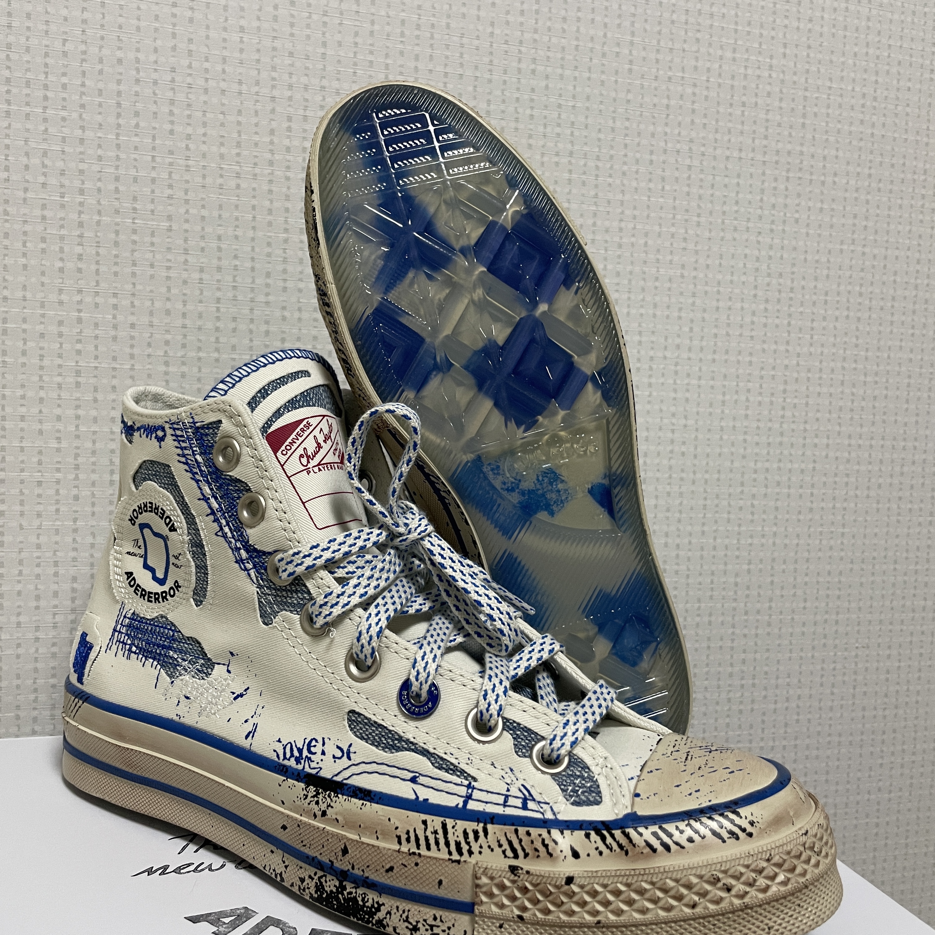 Converse x Ader Error Chuck 70 High White 착용 스타일 - 1