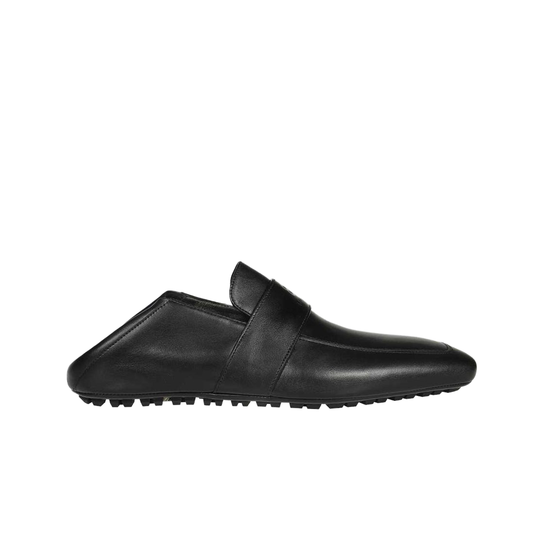 636924WA72L1000 Balenciaga City Loafer Black