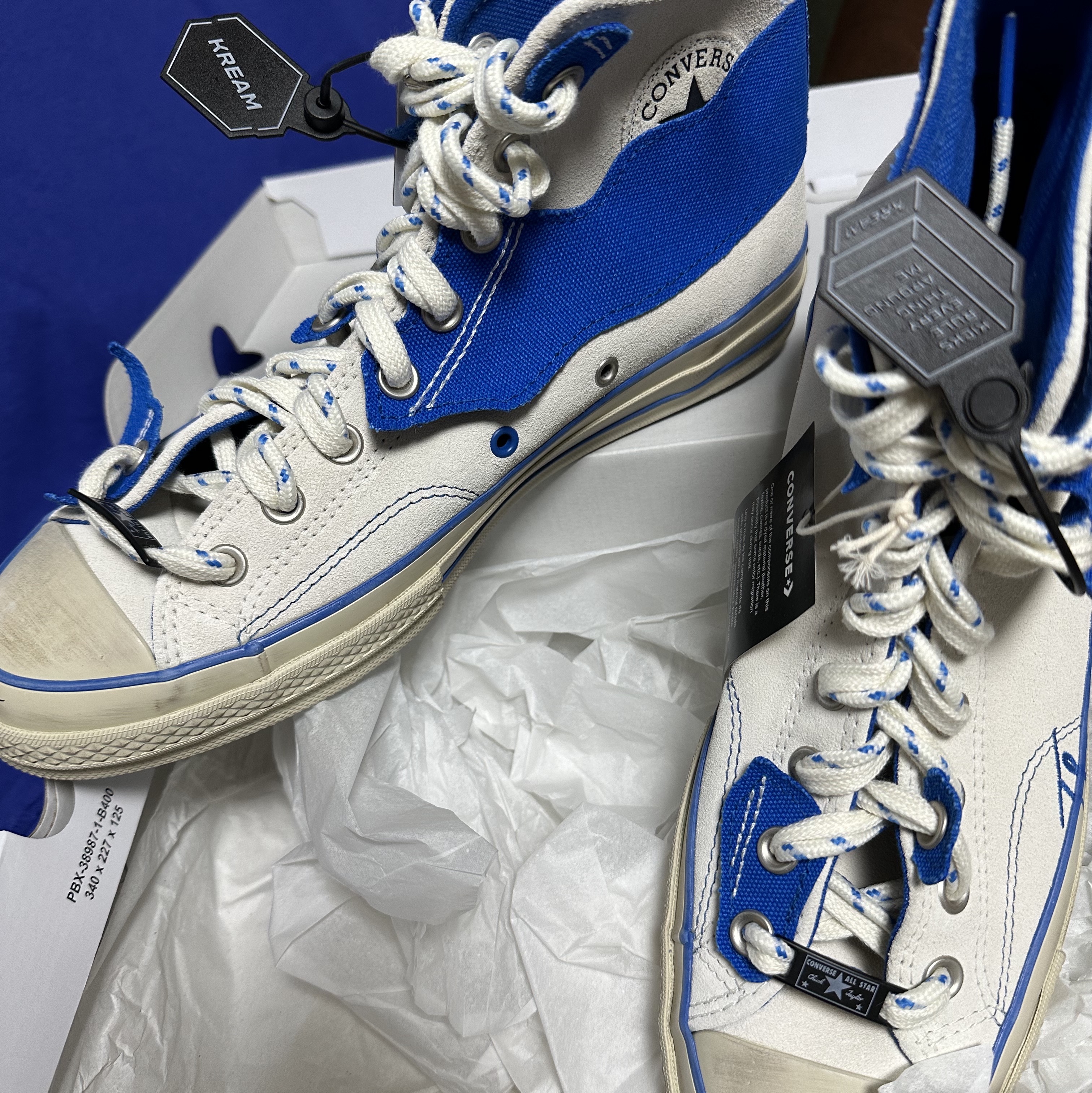 Converse x Ader Error Chuck 70 High White 착용 스타일 - 1