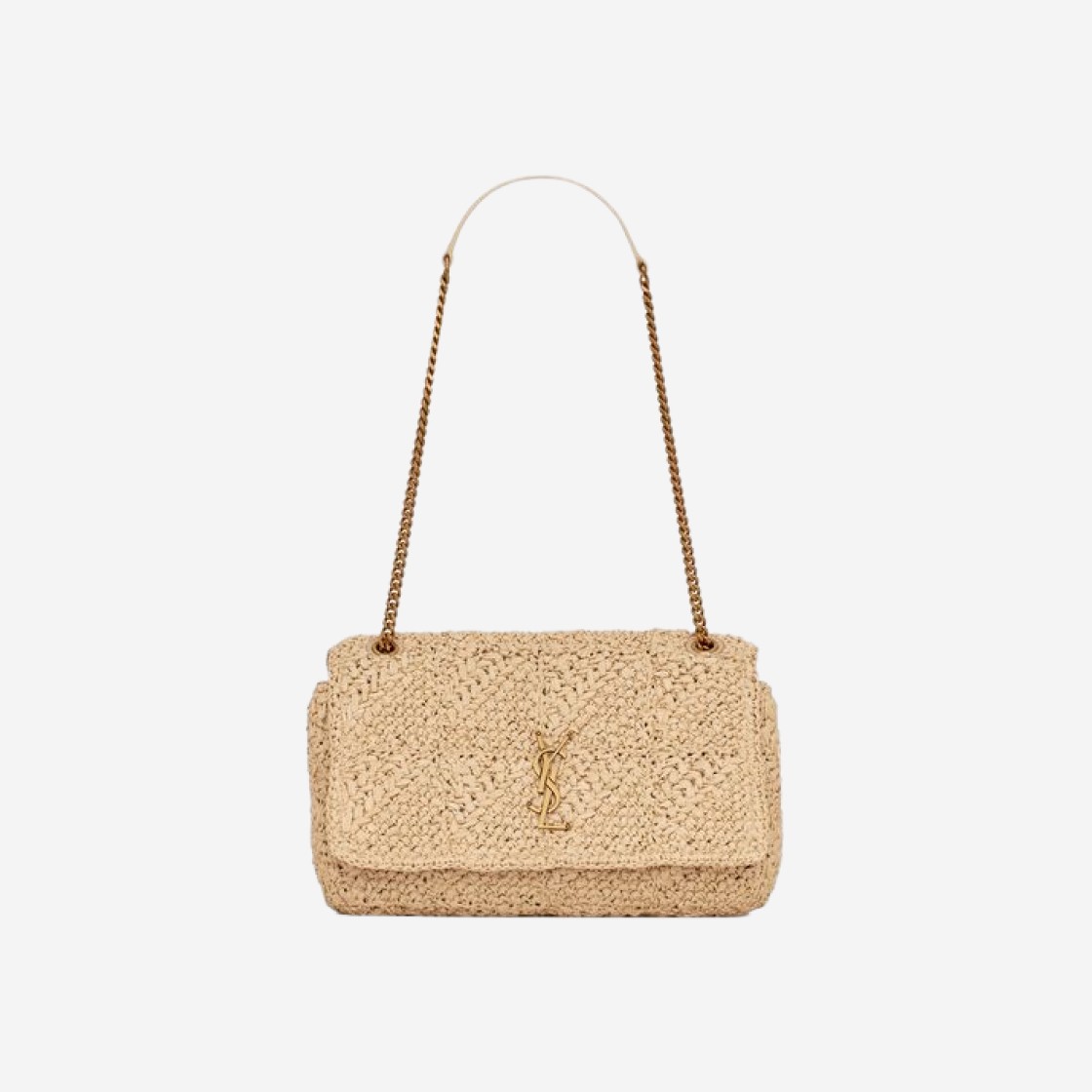 Saint Laurent Jamie Medium in Raffia Naturel 상세 이미지 1