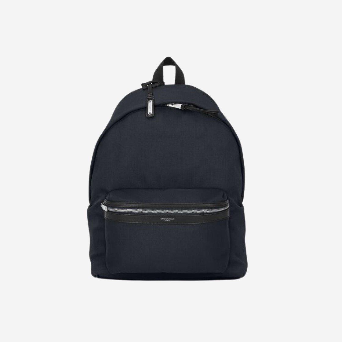 Saint Laurent City Backpack In Nylon Canvas And Leather Navy 상세 이미지 1