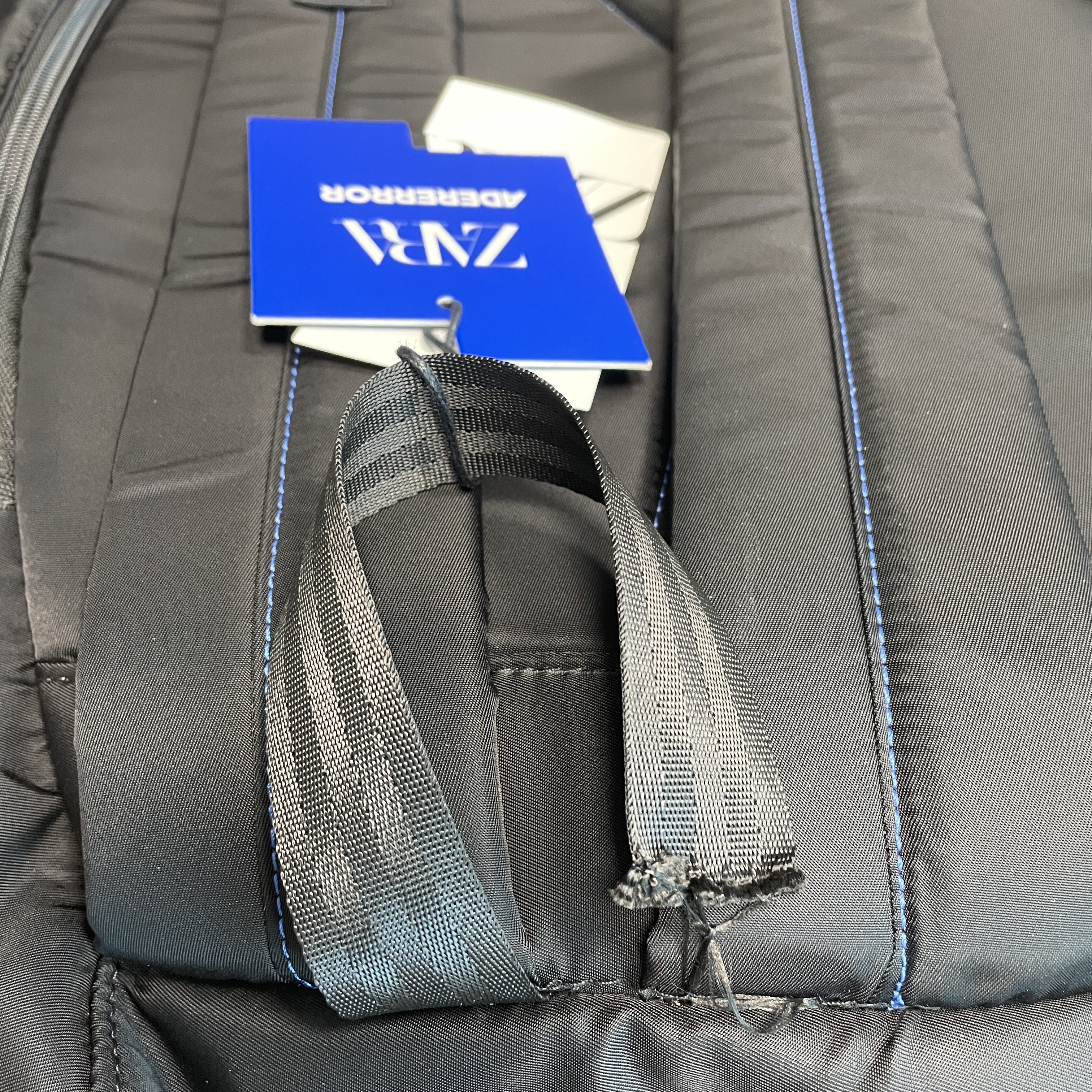 Ader Error x Zara Backpack Black 착용 스타일