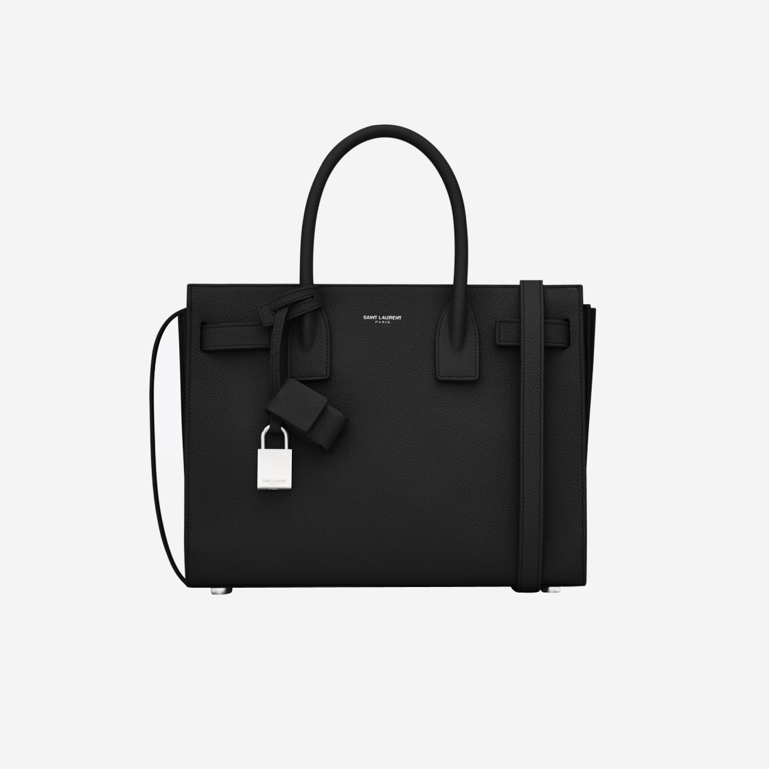 Saint Laurent Sac De Jour Baby in Grained Leather Black 상세 이미지 1