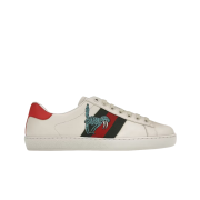 (W) Gucci Ace Sneakers with Tiger White