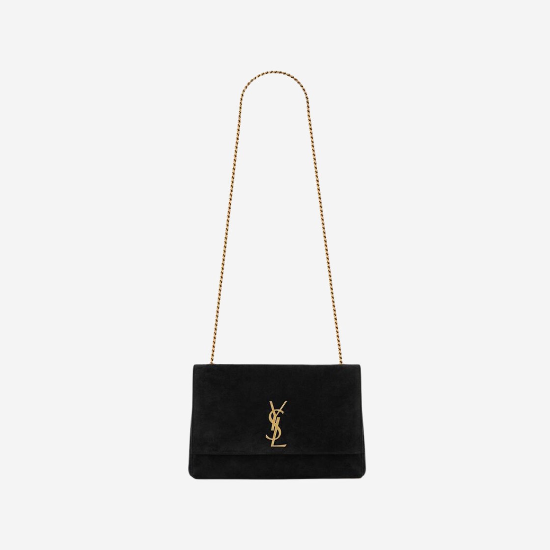 Saint Laurent Kate Medium Reversible Chain Bag In Suede And Smooth Leather Black 상세 이미지 1