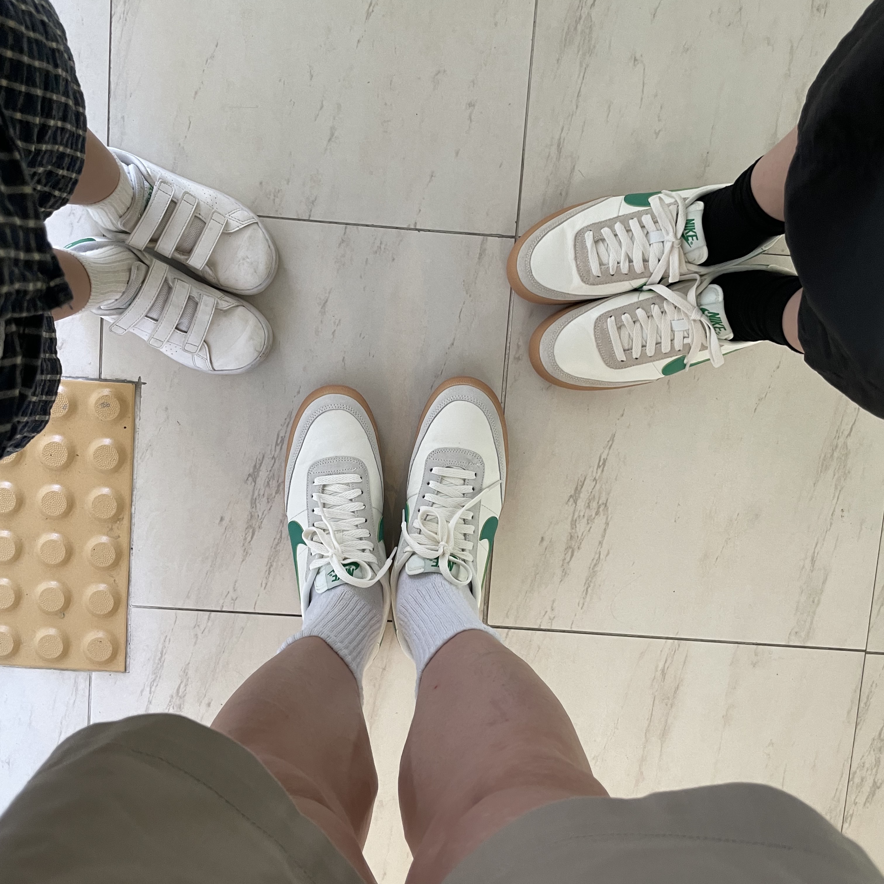 Nike x J.Crew Killshot 2 Lucid Green 착용 스타일