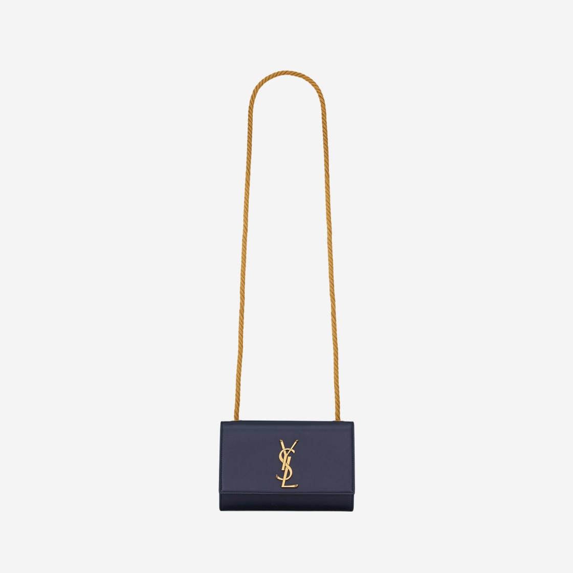 Saint Laurent Kate Small Chain Bag in Soft Leather Marine 상세 이미지 1