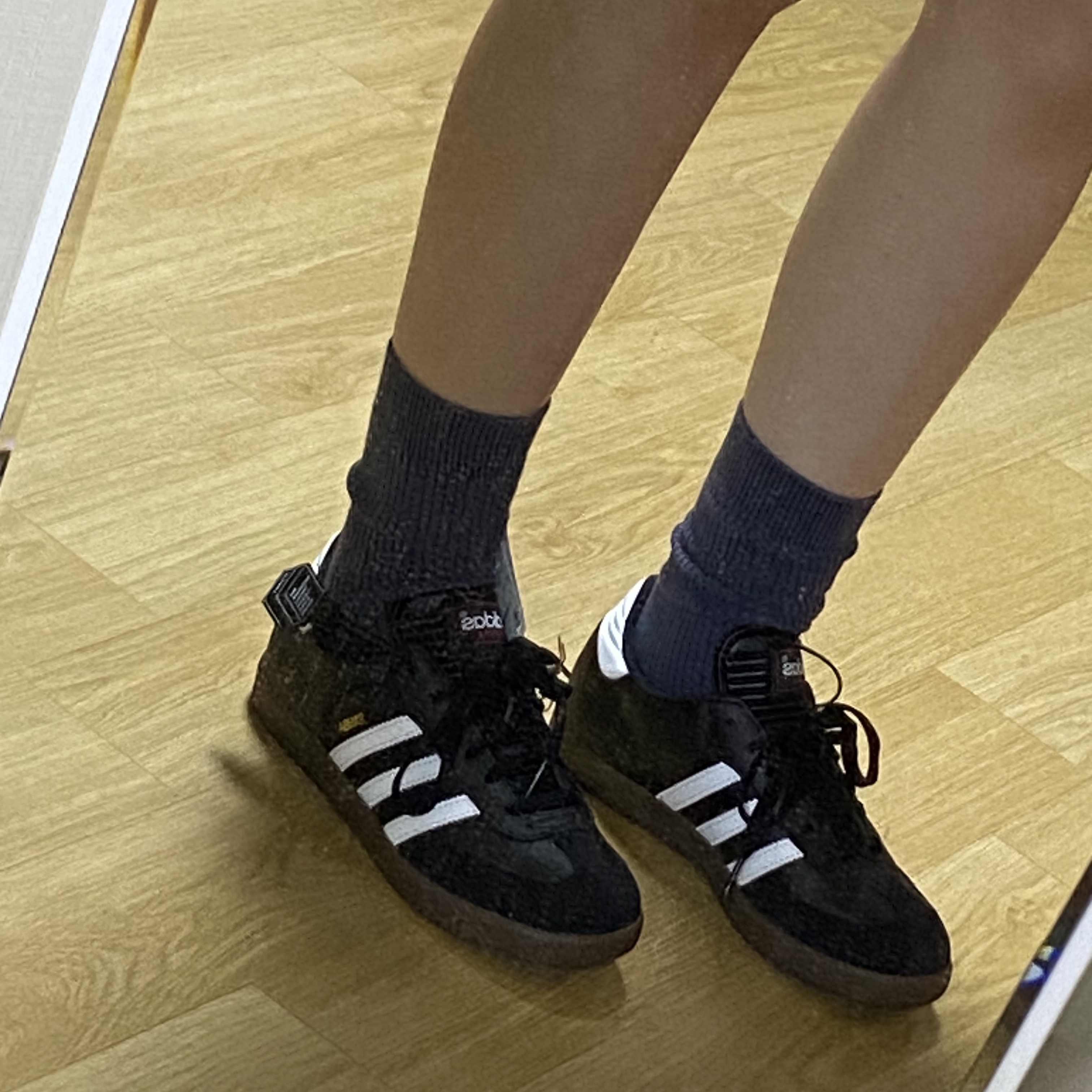 (J) Adidas Samba Classic Core Black 착용 스타일